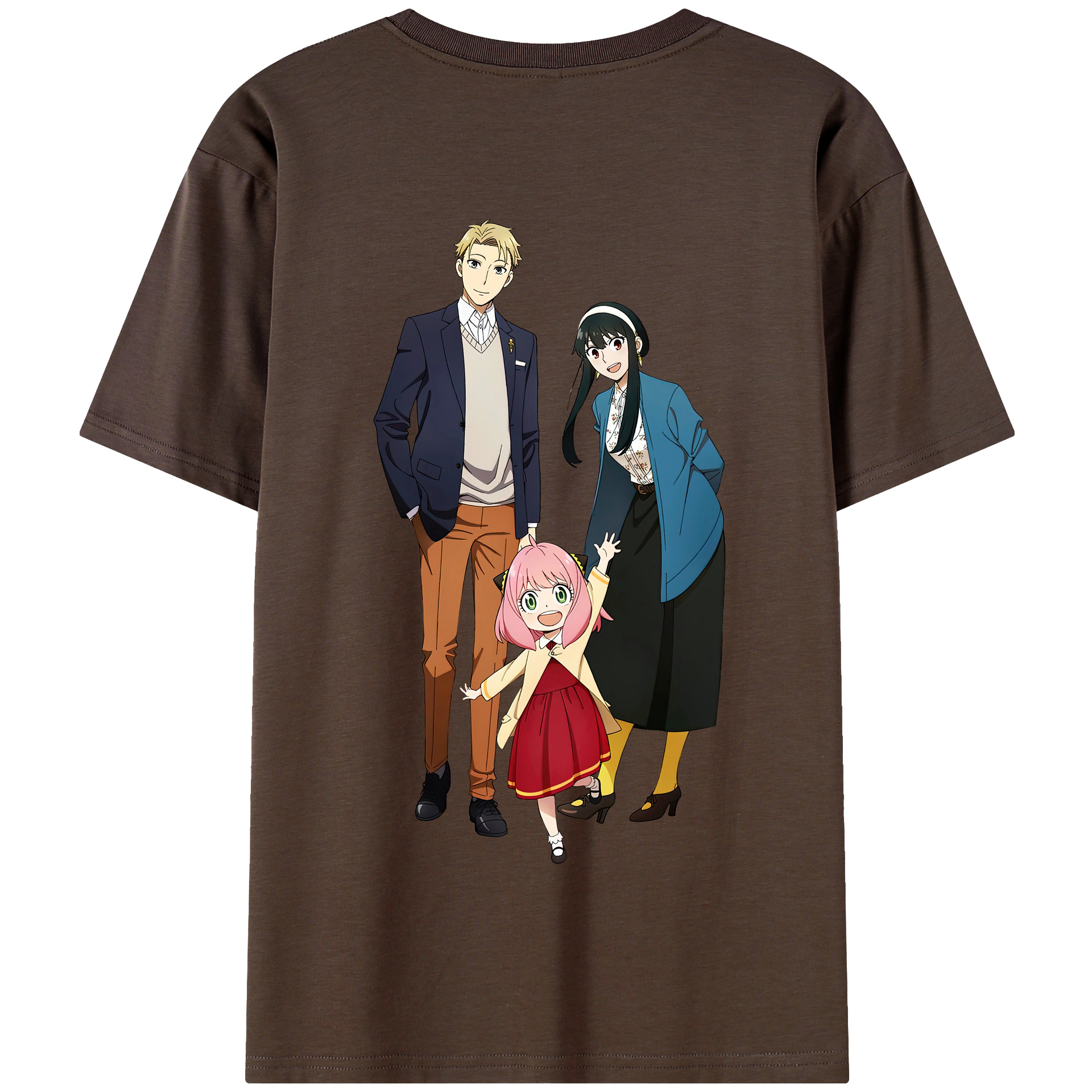 （画像用） SPY×FAMILY间谍家家酒 綿100％半袖Tシャツ（背面プリント）