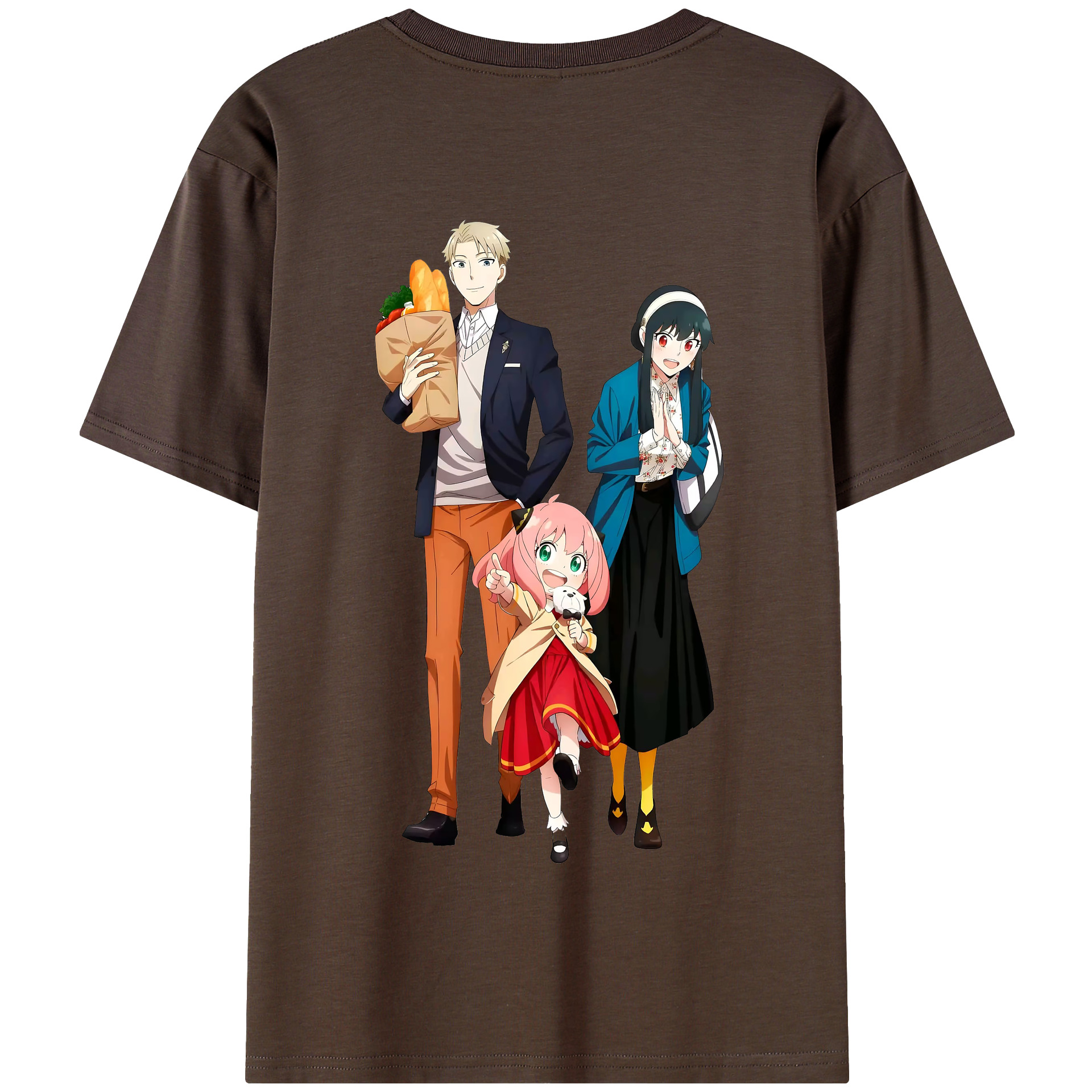 （画像用） SPY×FAMILY间谍家家酒 綿100％半袖Tシャツ（背面プリント）