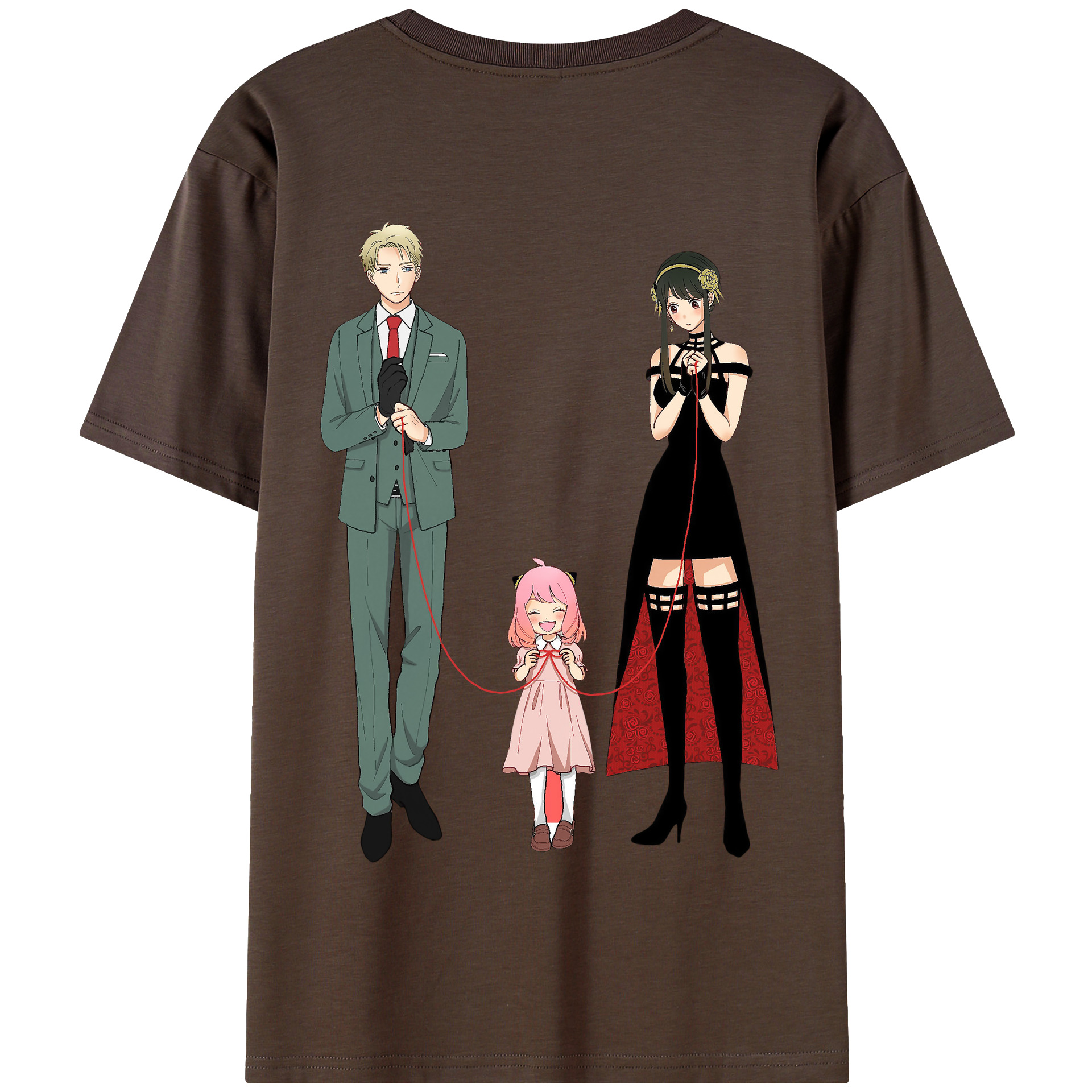（画像用） SPY×FAMILY间谍家家酒 綿100％半袖Tシャツ（背面プリント）