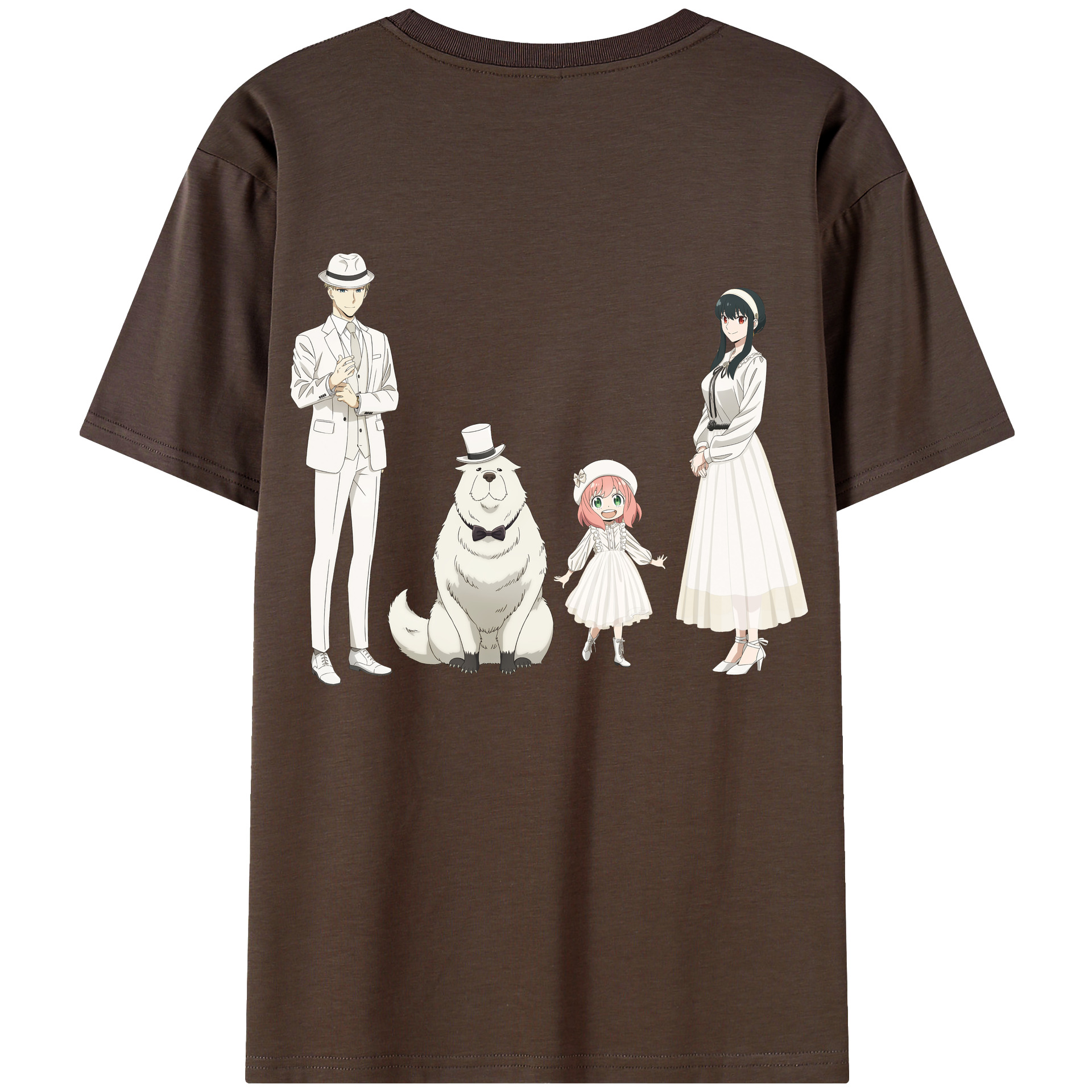 （画像用） SPY×FAMILY间谍家家酒 綿100％半袖Tシャツ（背面プリント）