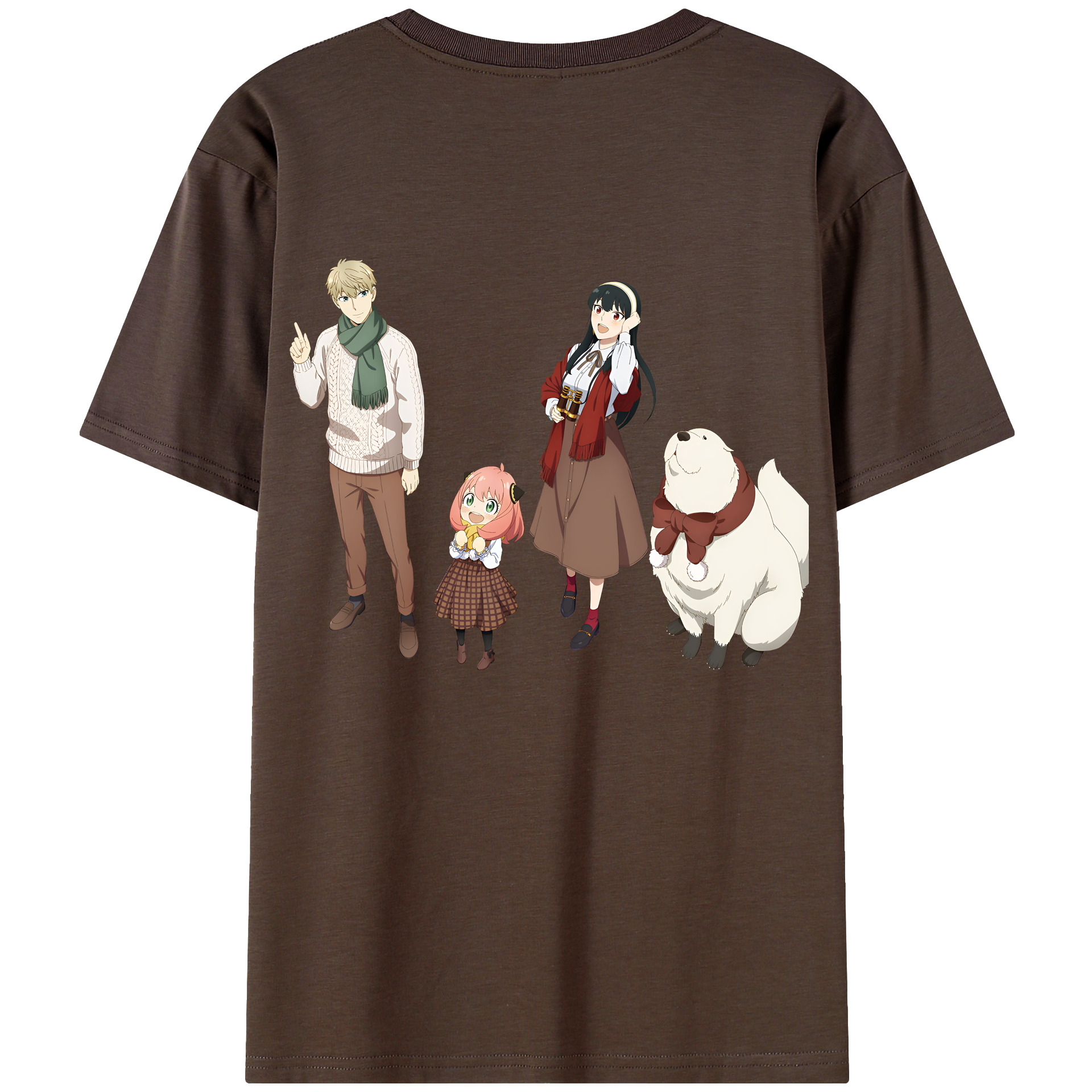 （画像用） SPY×FAMILY间谍家家酒 綿100％半袖Tシャツ（背面プリント）