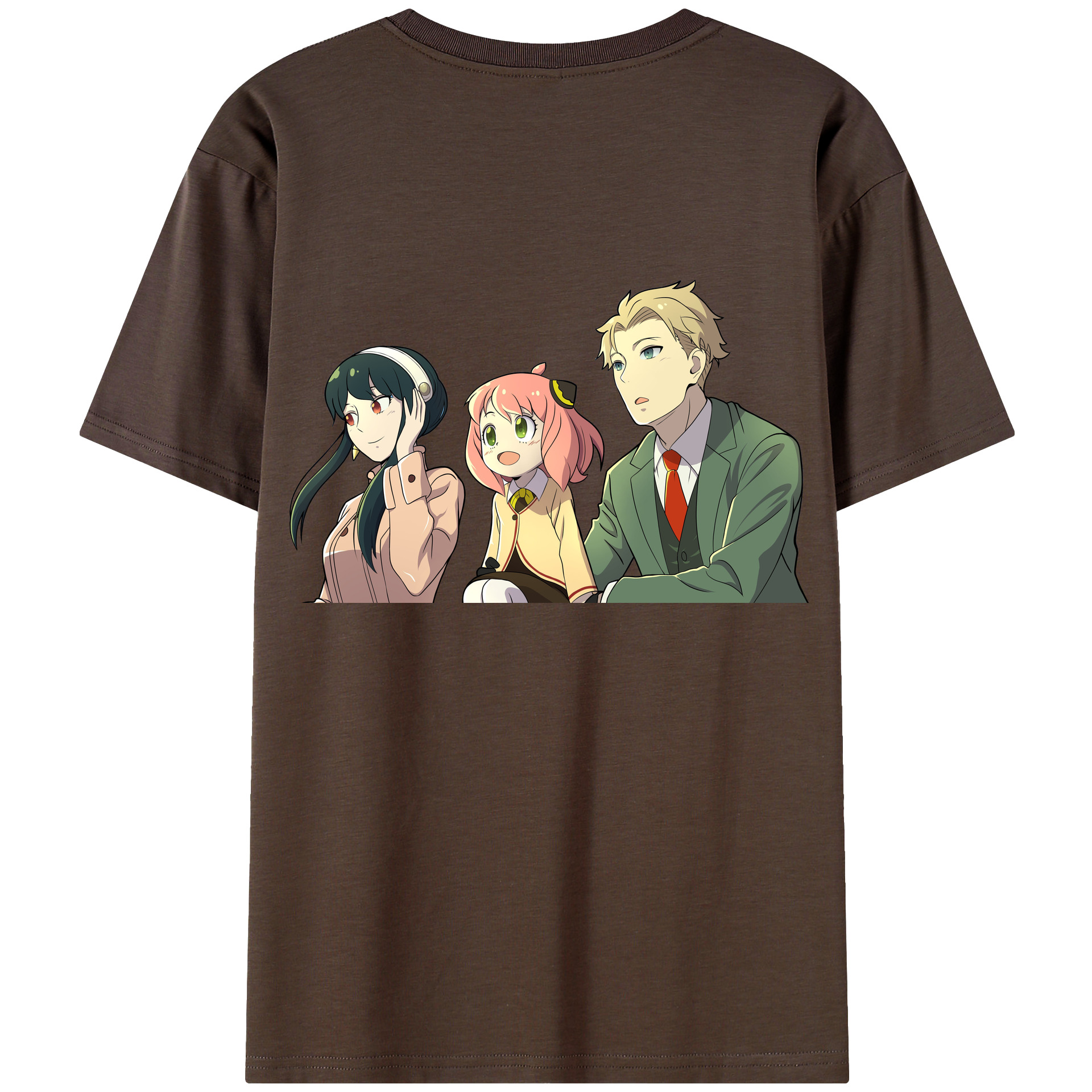 （画像用） SPY×FAMILY间谍家家酒 綿100％半袖Tシャツ（背面プリント）