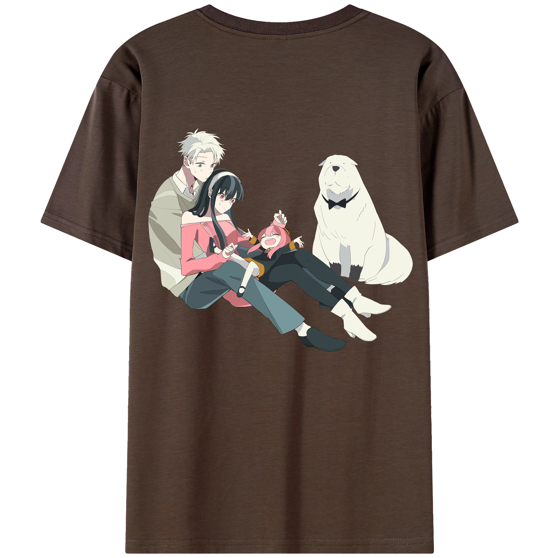 （画像用） SPY×FAMILY间谍家家酒 綿100％半袖Tシャツ（背面プリント）