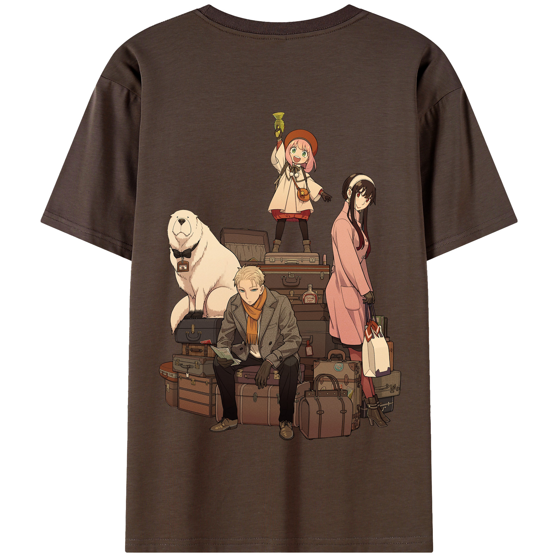（画像用） SPY×FAMILY间谍家家酒 綿100％半袖Tシャツ（背面プリント）