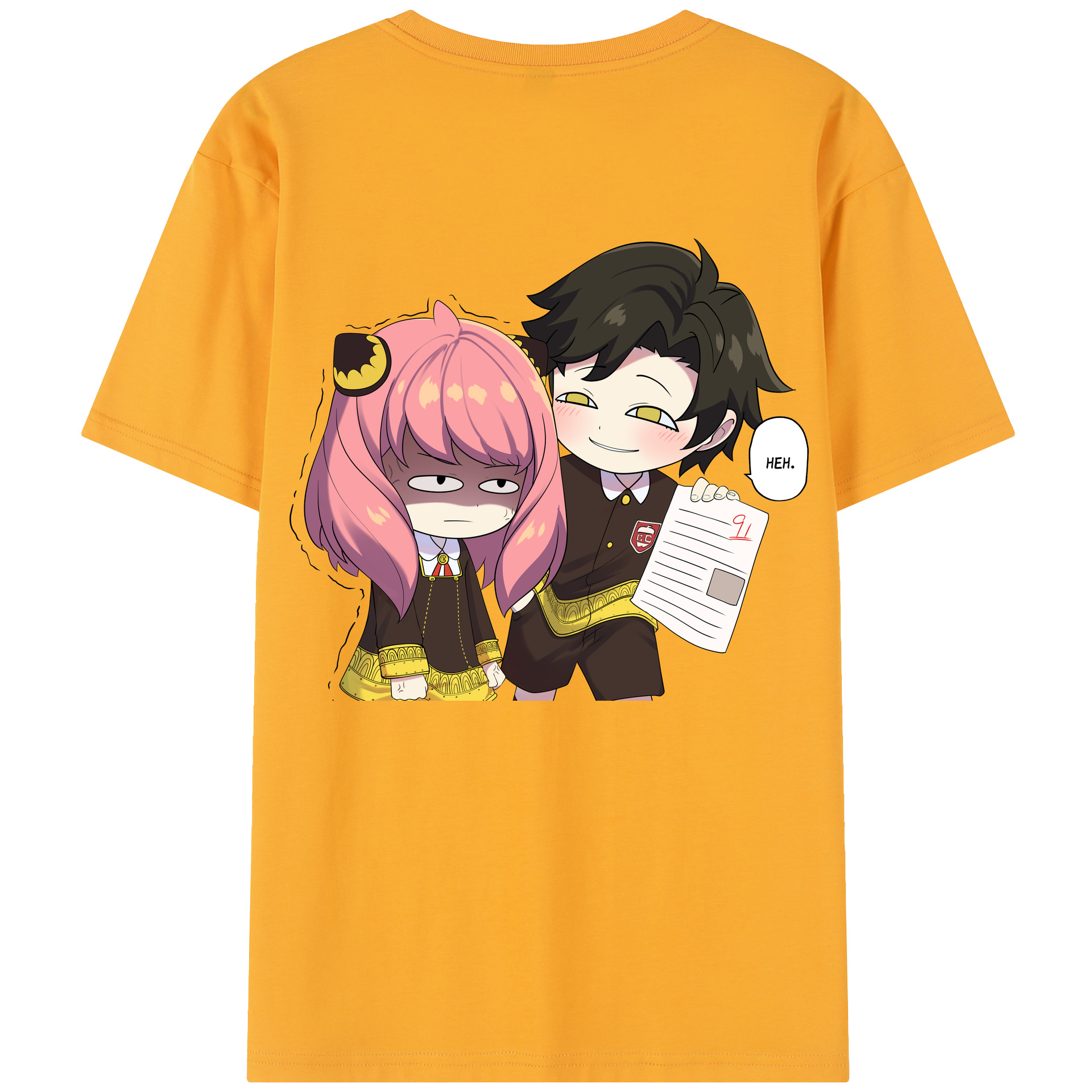 （画像用） SPY×FAMILY间谍家家酒 綿100％半袖Tシャツ（背面プリント）