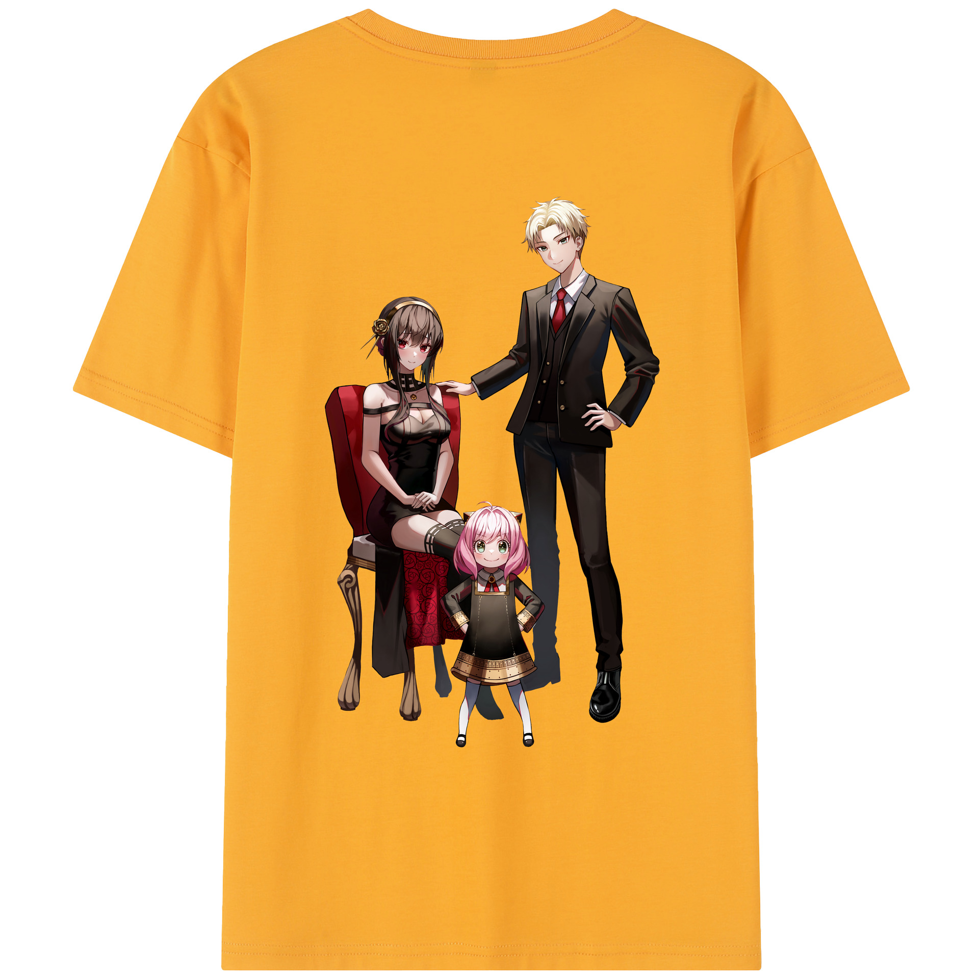 （画像用） SPY×FAMILY间谍家家酒 綿100％半袖Tシャツ（背面プリント）