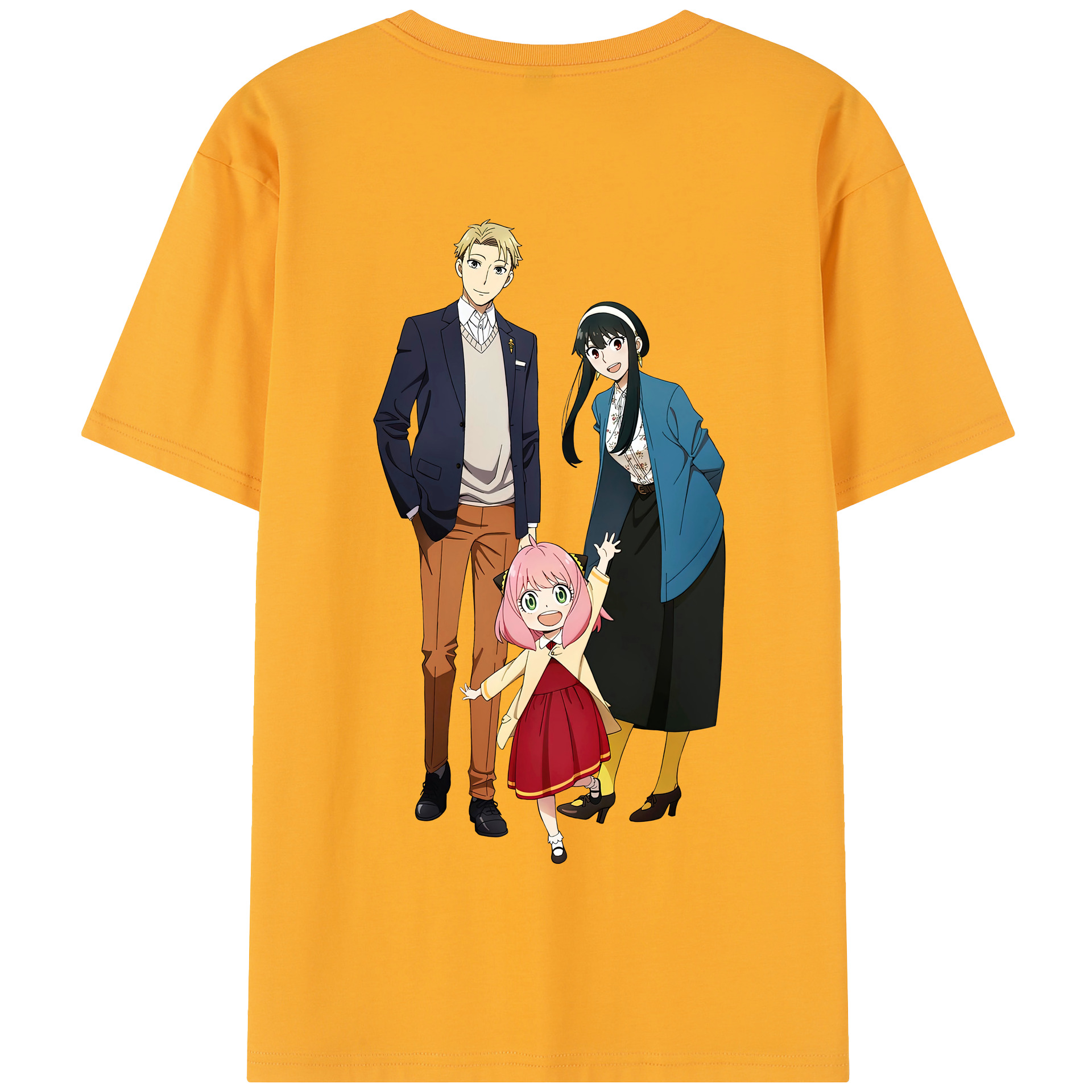 （画像用） SPY×FAMILY间谍家家酒 綿100％半袖Tシャツ（背面プリント）