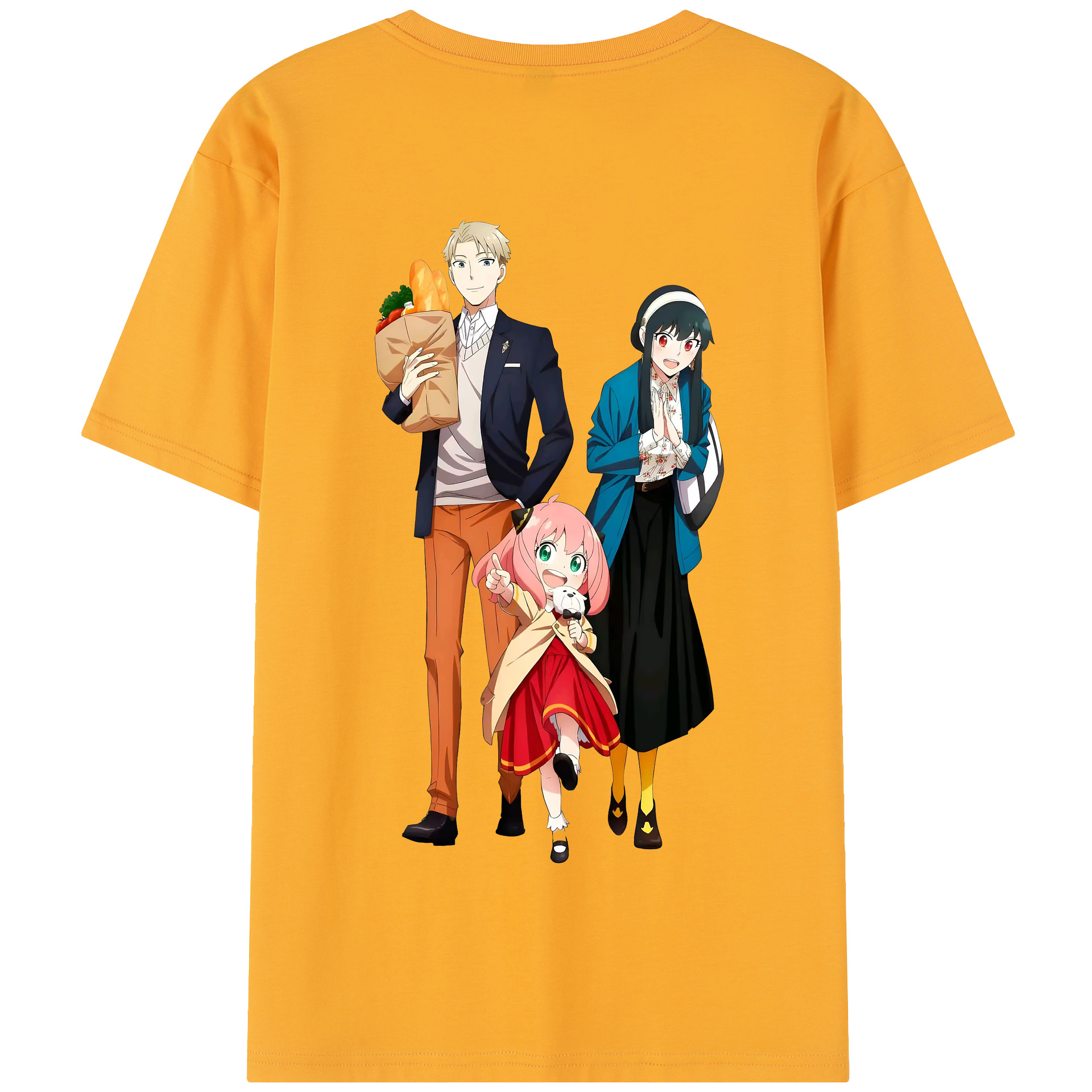 （画像用） SPY×FAMILY间谍家家酒 綿100％半袖Tシャツ（背面プリント）