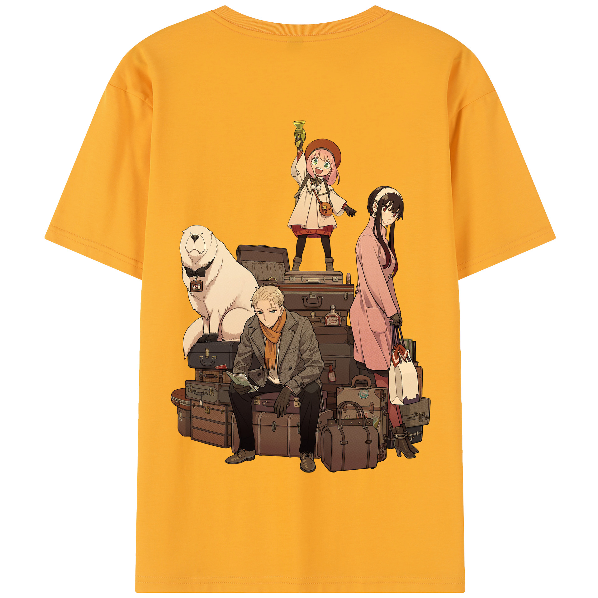 （画像用） SPY×FAMILY间谍家家酒 綿100％半袖Tシャツ（背面プリント）
