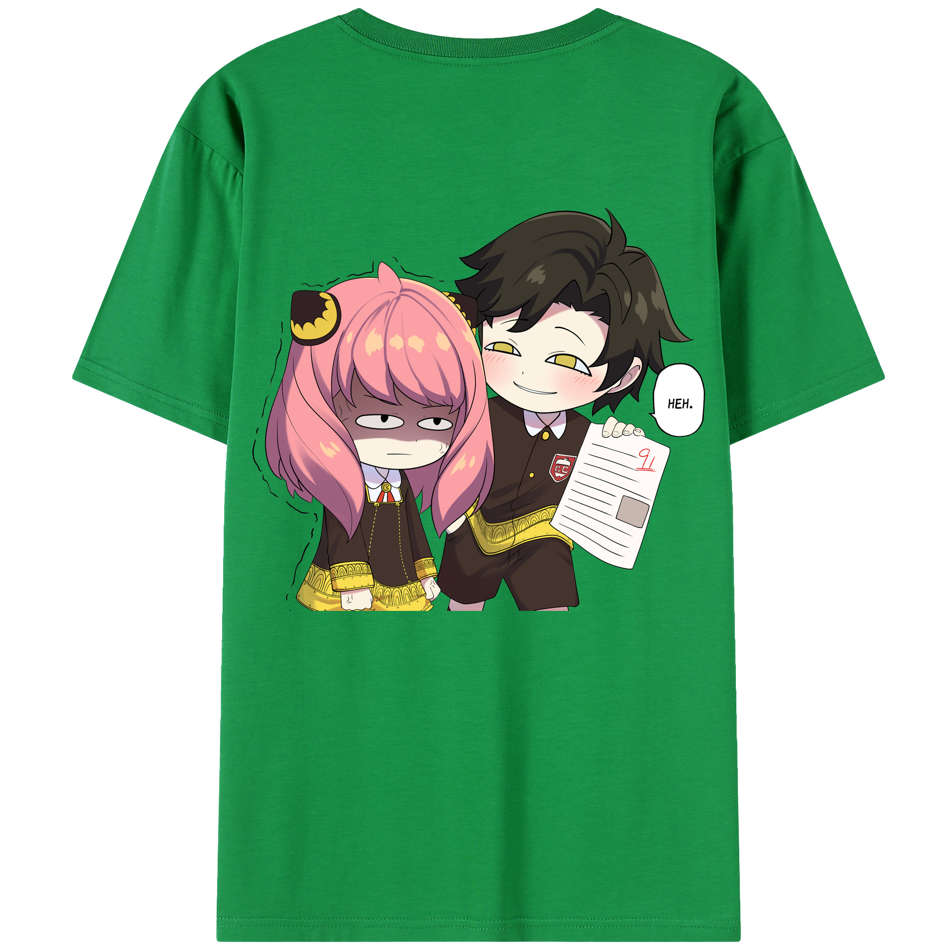 （画像用） SPY×FAMILY间谍家家酒 綿100％半袖Tシャツ（背面プリント）