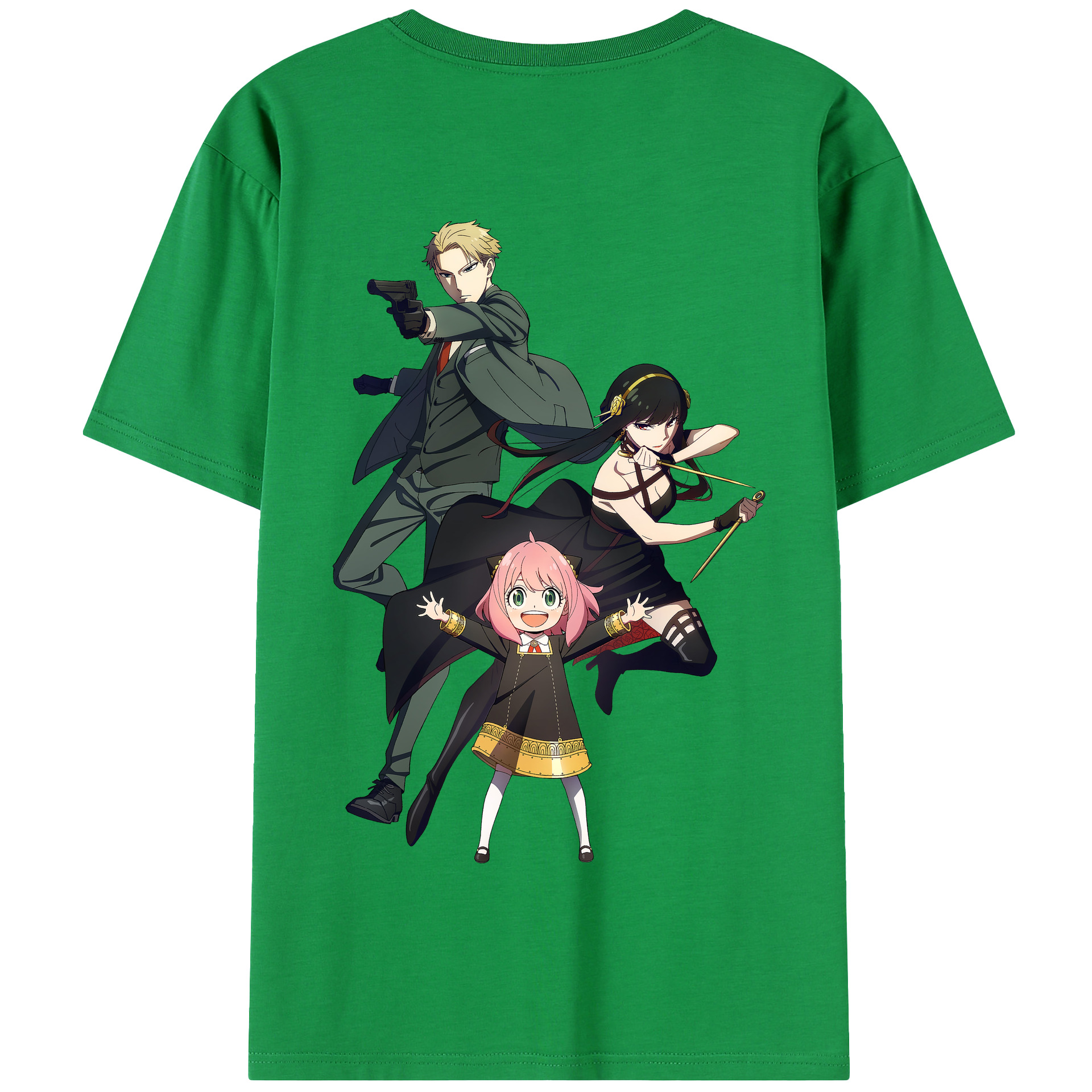 （画像用） SPY×FAMILY间谍家家酒 綿100％半袖Tシャツ（背面プリント）