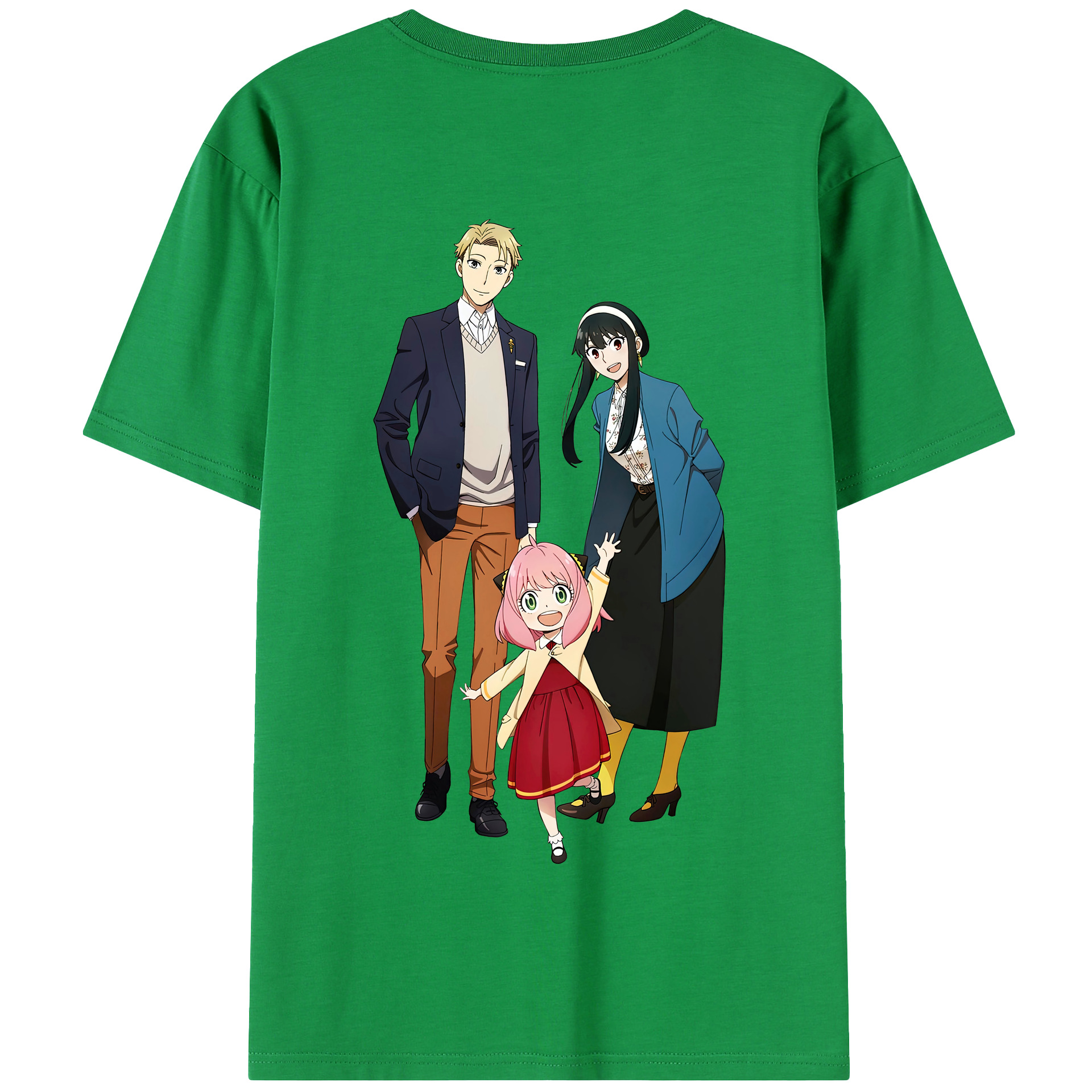 （画像用） SPY×FAMILY间谍家家酒 綿100％半袖Tシャツ（背面プリント）