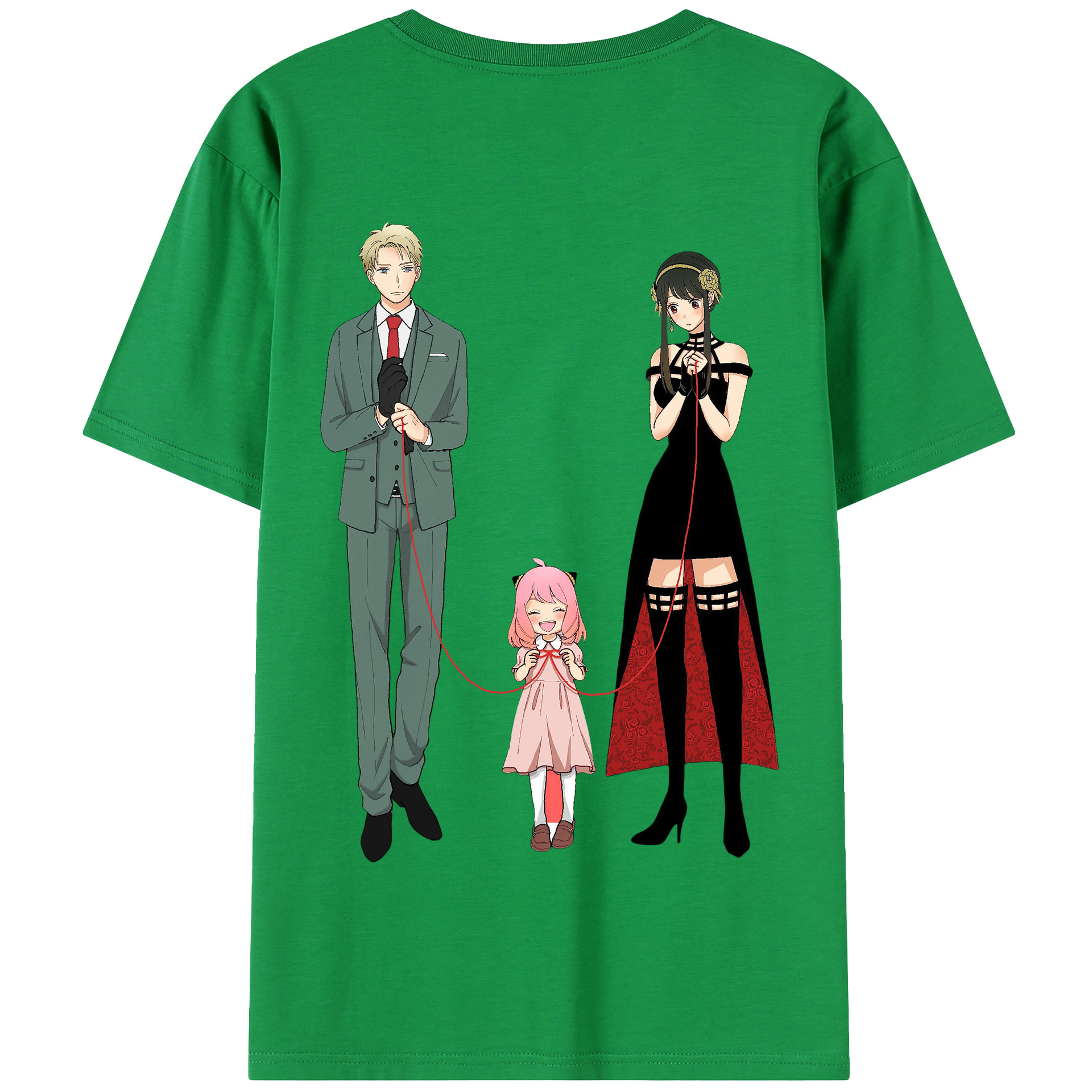（画像用） SPY×FAMILY间谍家家酒 綿100％半袖Tシャツ（背面プリント）