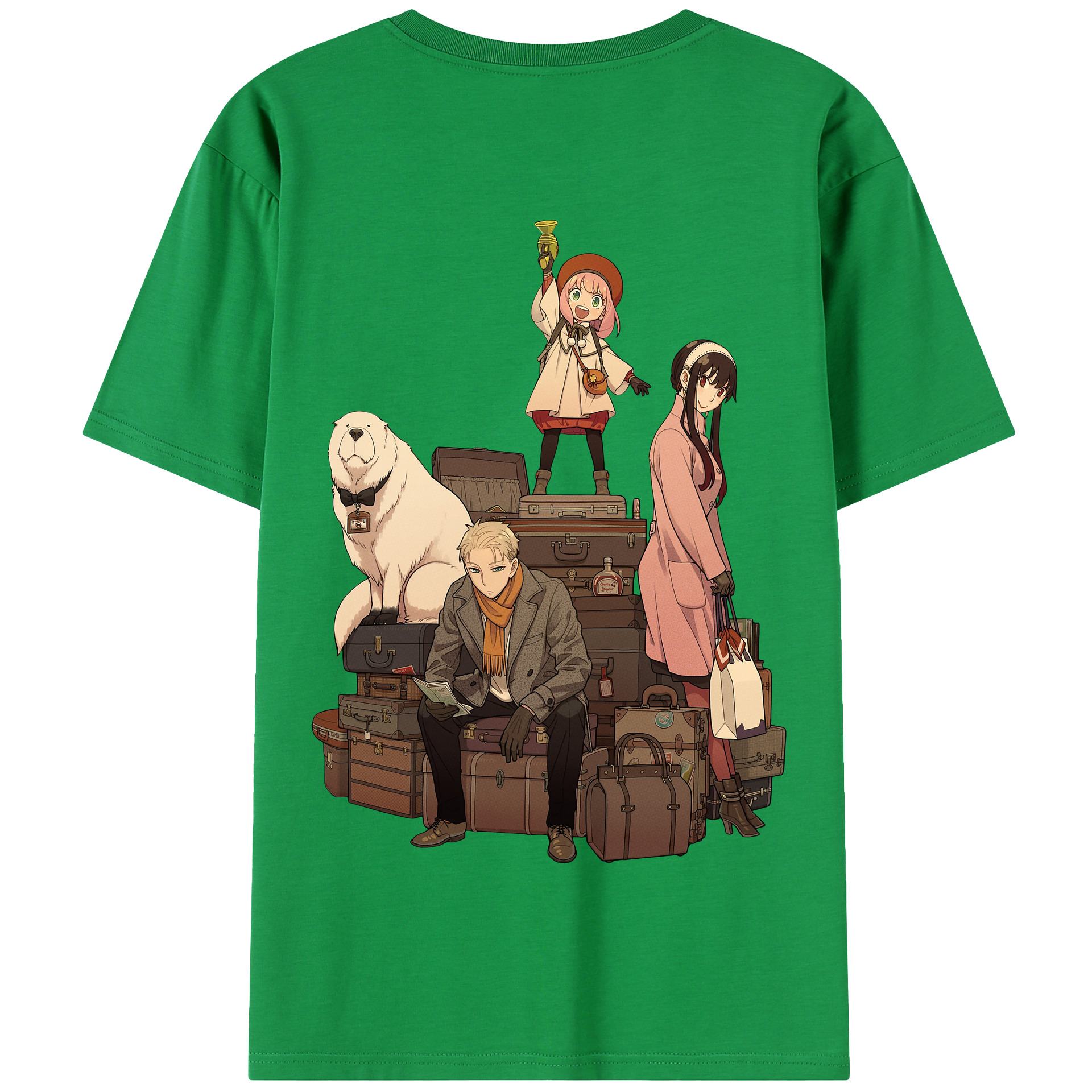 （画像用） SPY×FAMILY间谍家家酒 綿100％半袖Tシャツ（背面プリント）