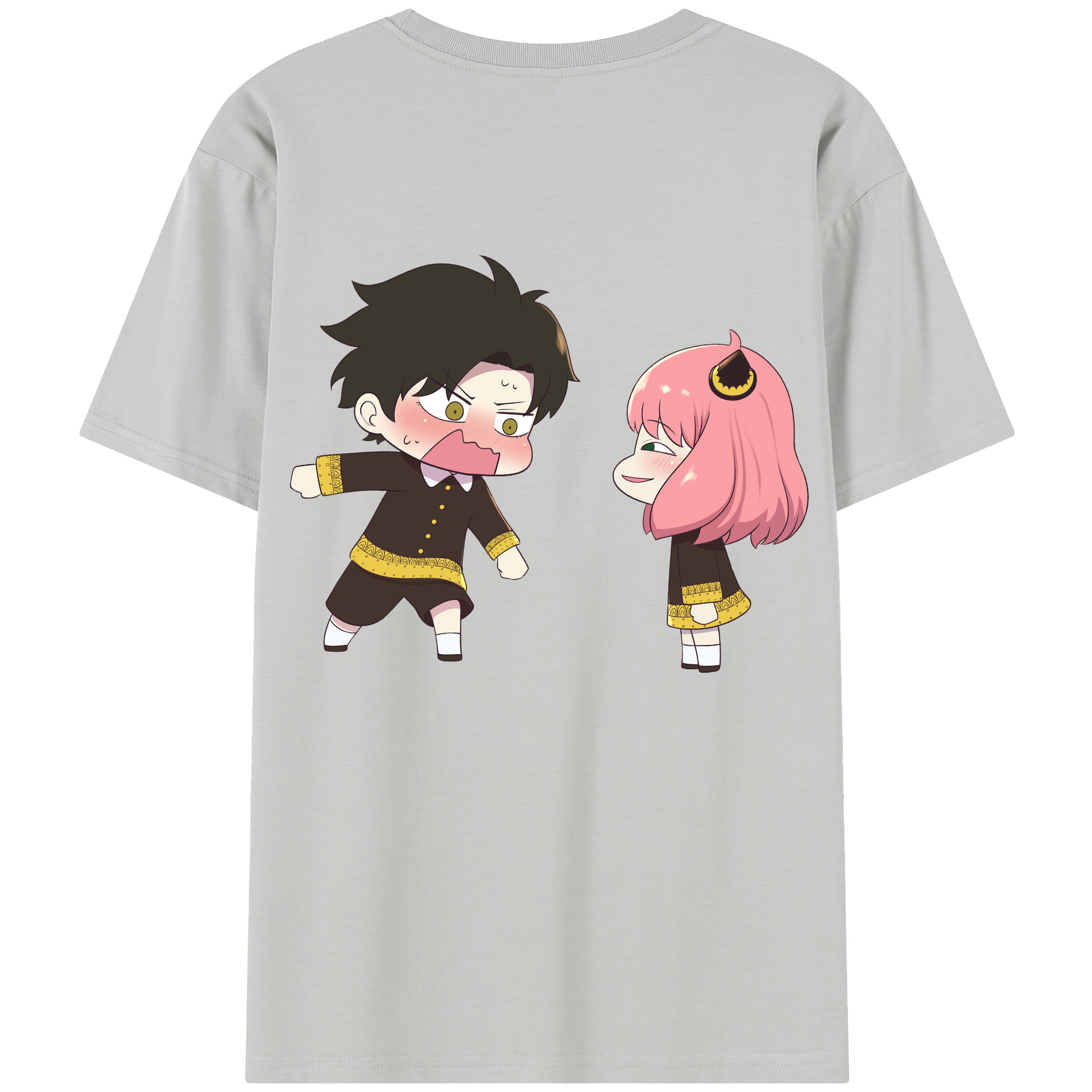 （画像用） SPY×FAMILY间谍家家酒 綿100％半袖Tシャツ（背面プリント）