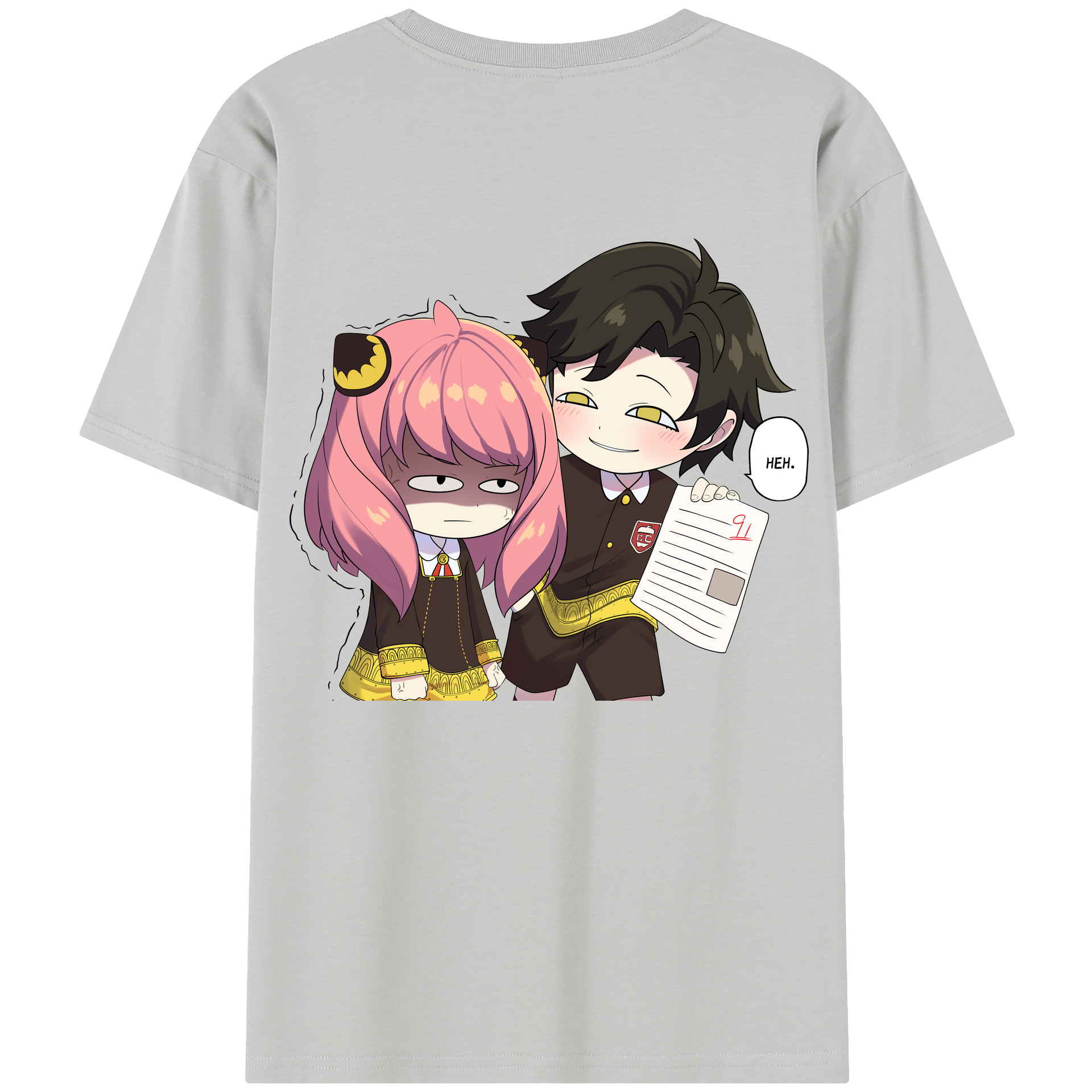 （画像用） SPY×FAMILY间谍家家酒 綿100％半袖Tシャツ（背面プリント）