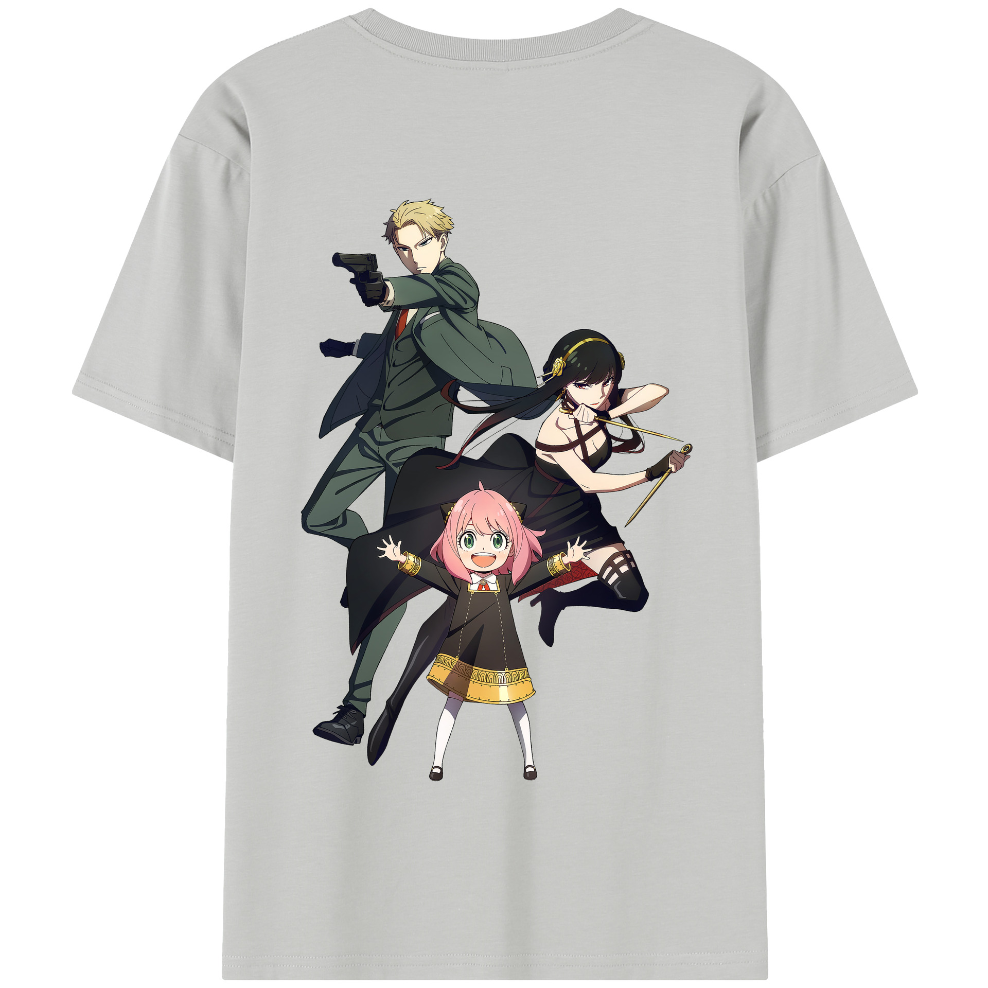 （画像用） SPY×FAMILY间谍家家酒 綿100％半袖Tシャツ（背面プリント）