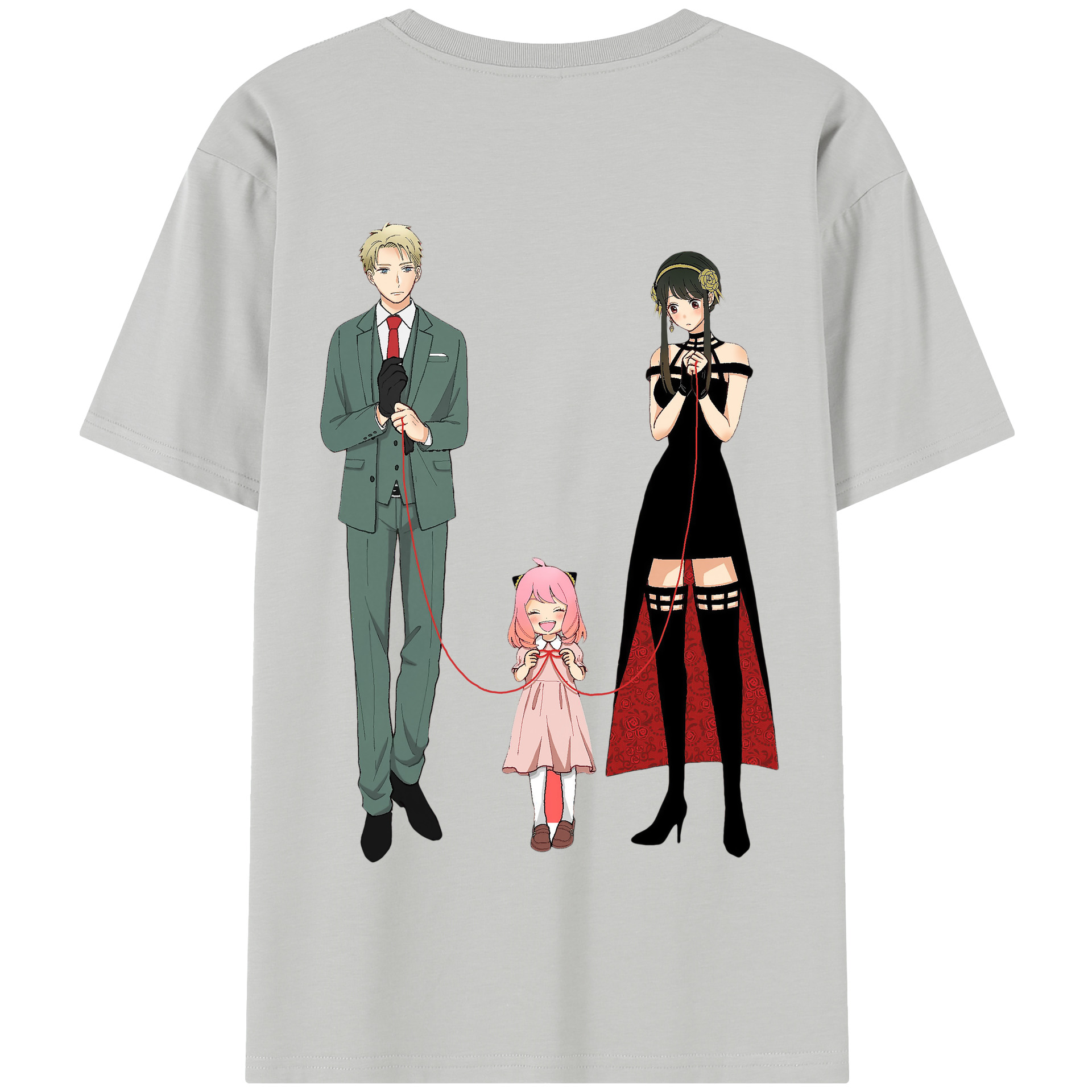 （画像用） SPY×FAMILY间谍家家酒 綿100％半袖Tシャツ（背面プリント）