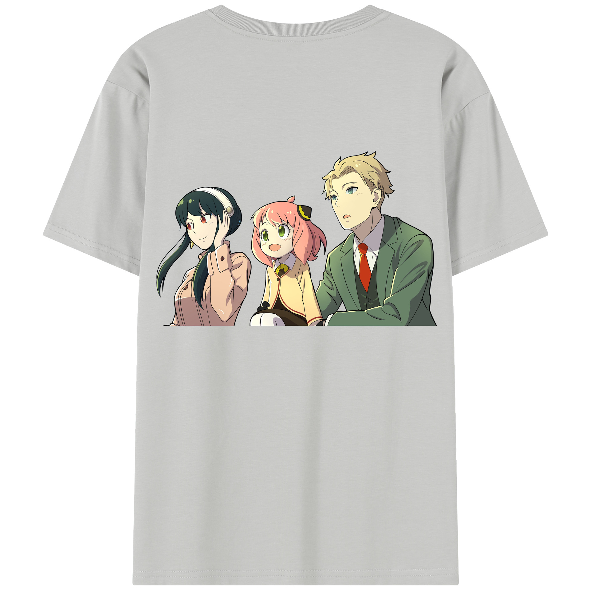 （画像用） SPY×FAMILY间谍家家酒 綿100％半袖Tシャツ（背面プリント）