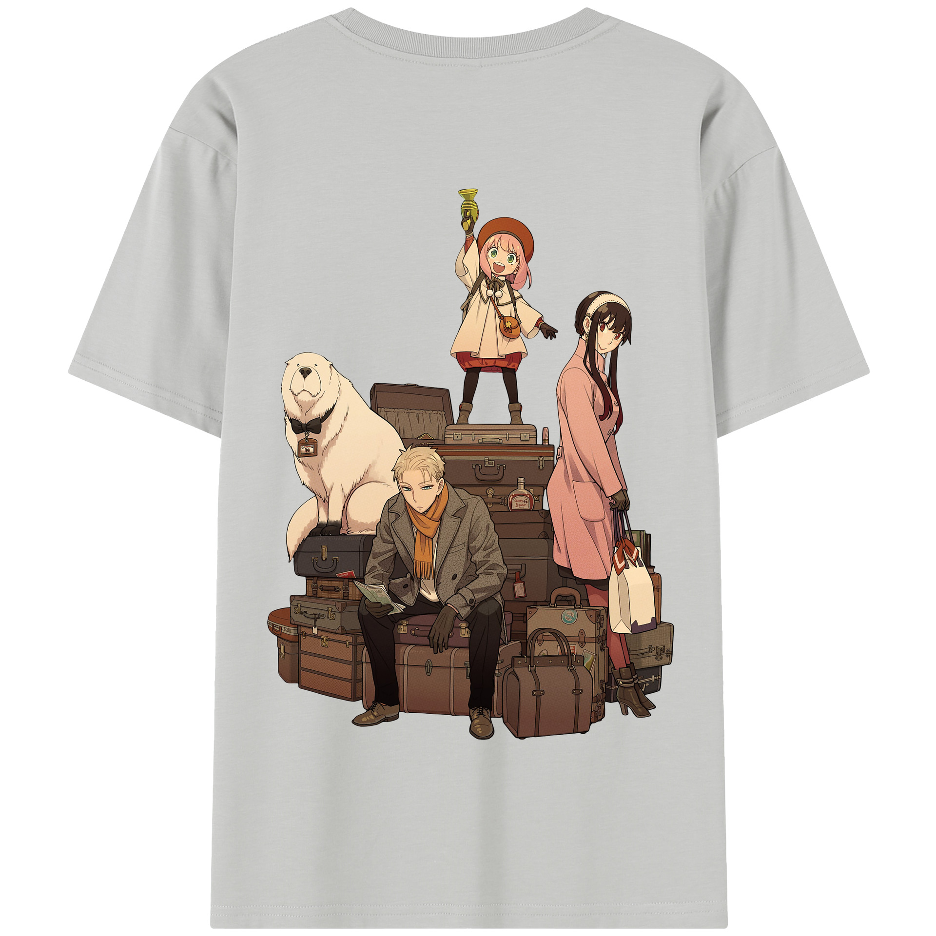 （画像用） SPY×FAMILY间谍家家酒 綿100％半袖Tシャツ（背面プリント）