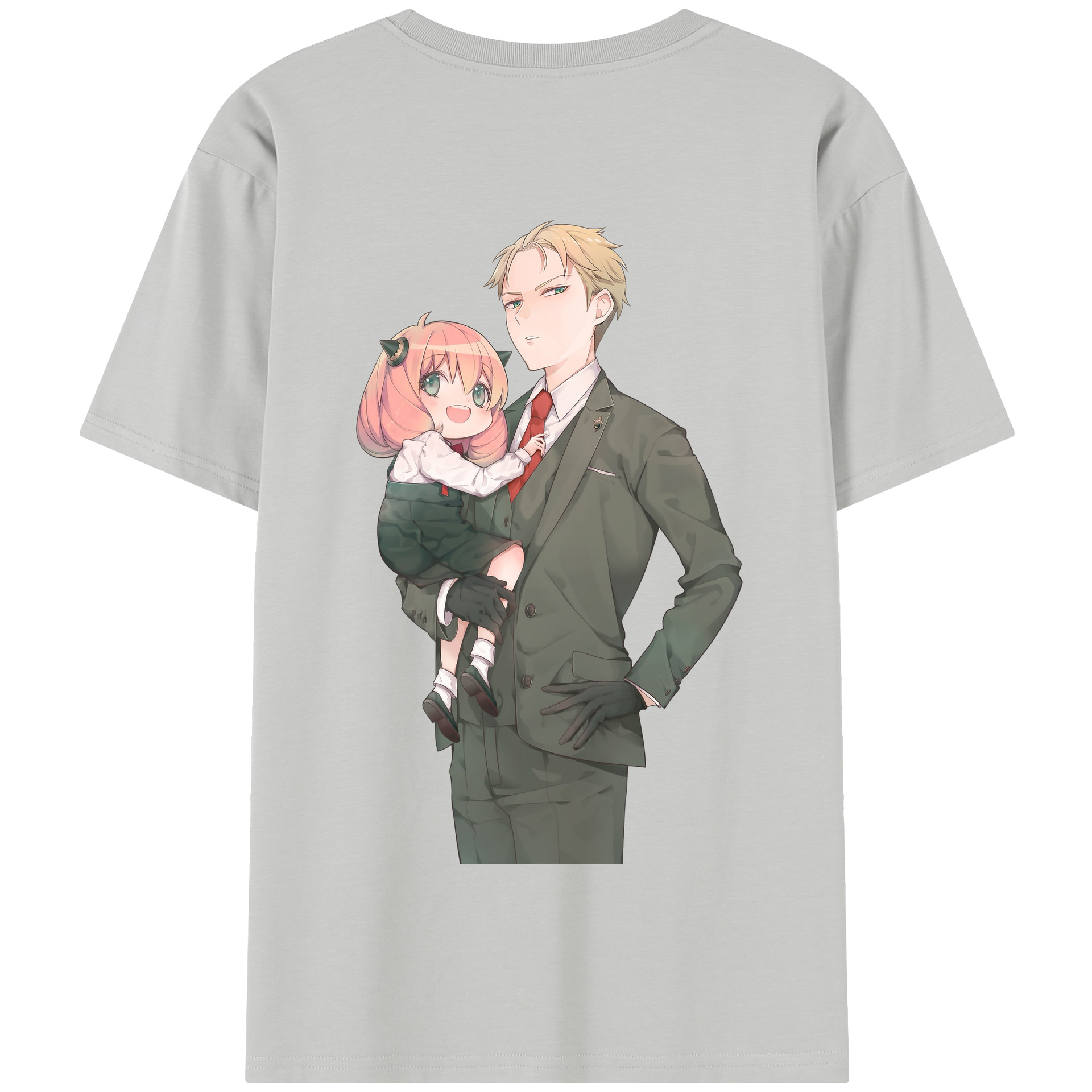 （画像用） SPY×FAMILY间谍家家酒 綿100％半袖Tシャツ（背面プリント）