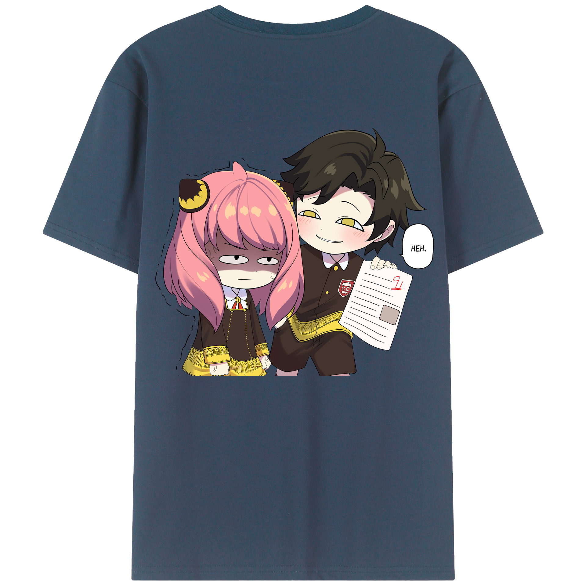 （画像用） SPY×FAMILY间谍家家酒 綿100％半袖Tシャツ（背面プリント）