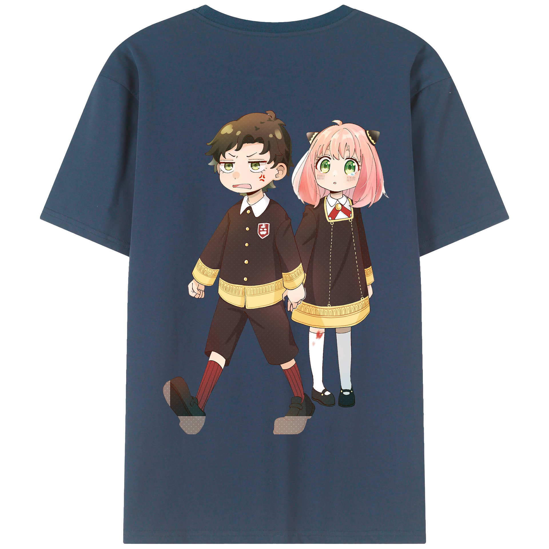 （画像用） SPY×FAMILY间谍家家酒 綿100％半袖Tシャツ（背面プリント）