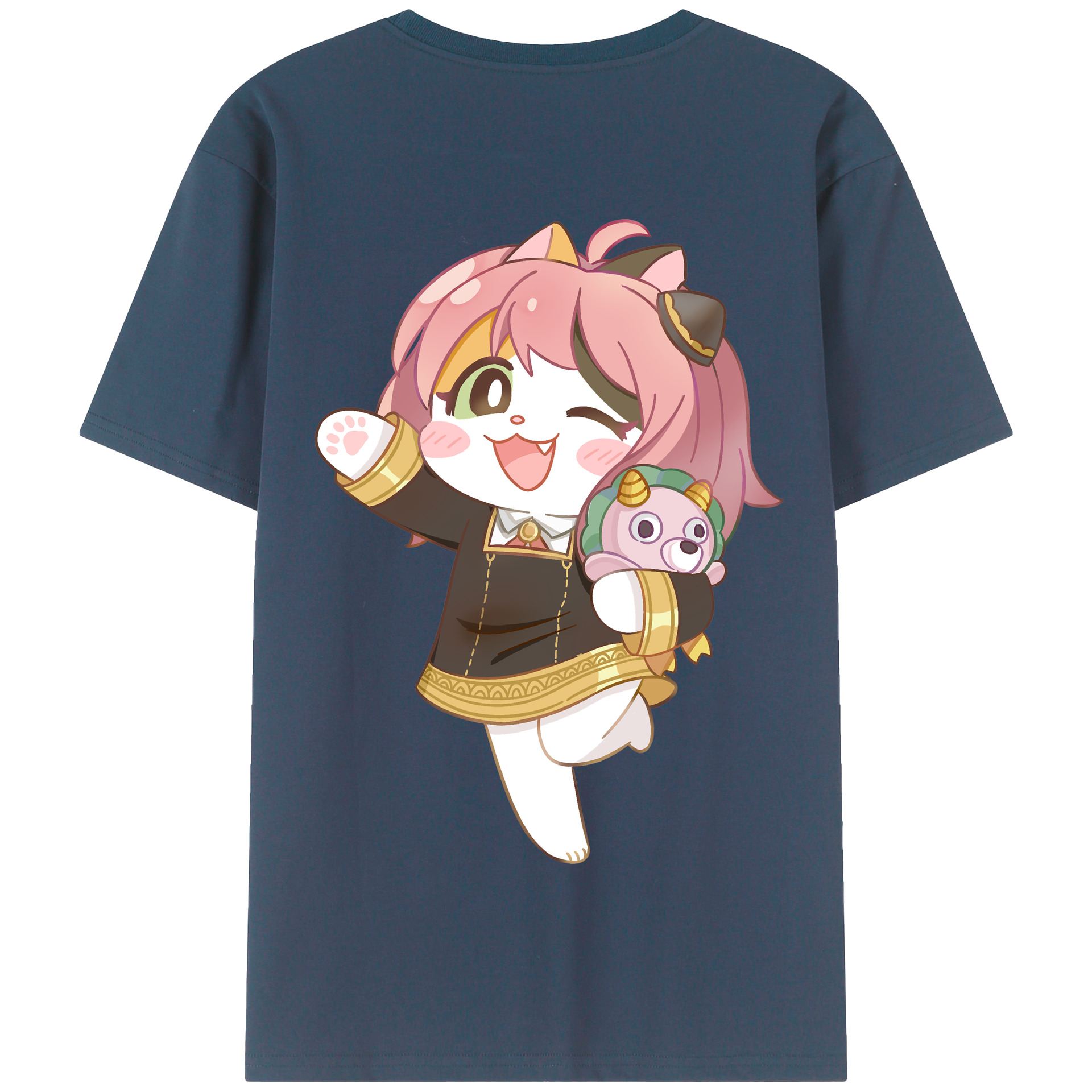 （画像用） SPY×FAMILY间谍家家酒 綿100％半袖Tシャツ（背面プリント）