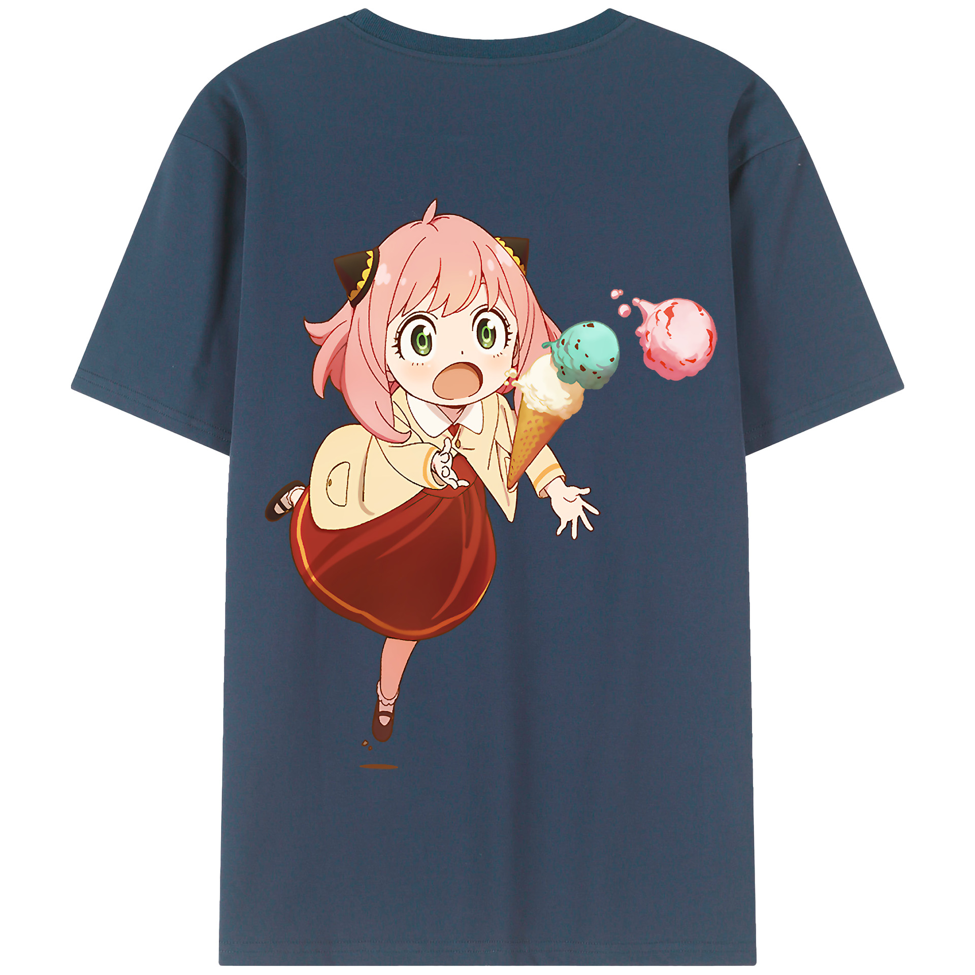 （画像用） SPY×FAMILY间谍家家酒 綿100％半袖Tシャツ（背面プリント）