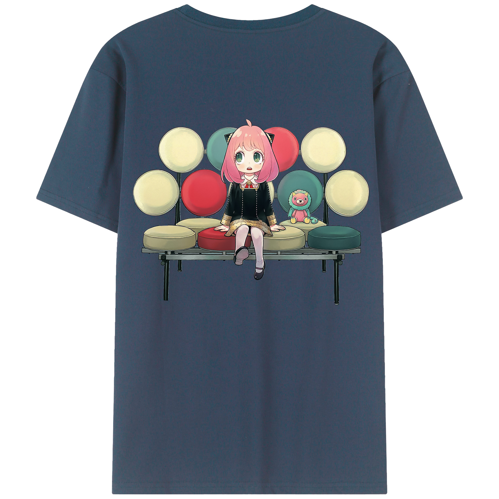 （画像用） SPY×FAMILY间谍家家酒 綿100％半袖Tシャツ（背面プリント）