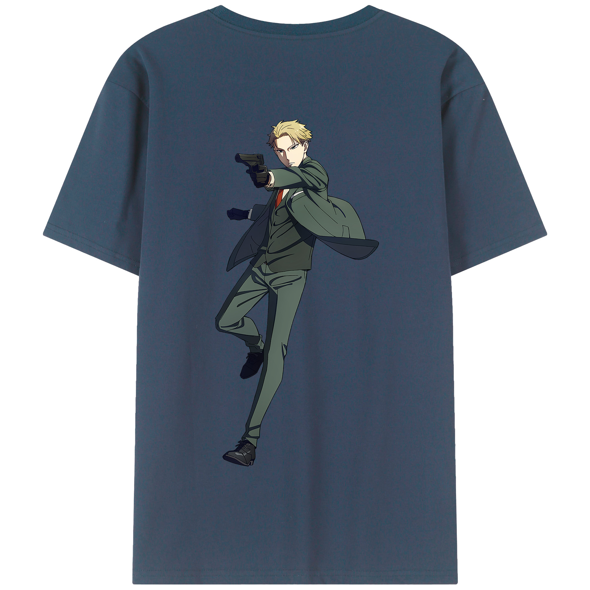 （画像用） SPY×FAMILY间谍家家酒 綿100％半袖Tシャツ（背面プリント）
