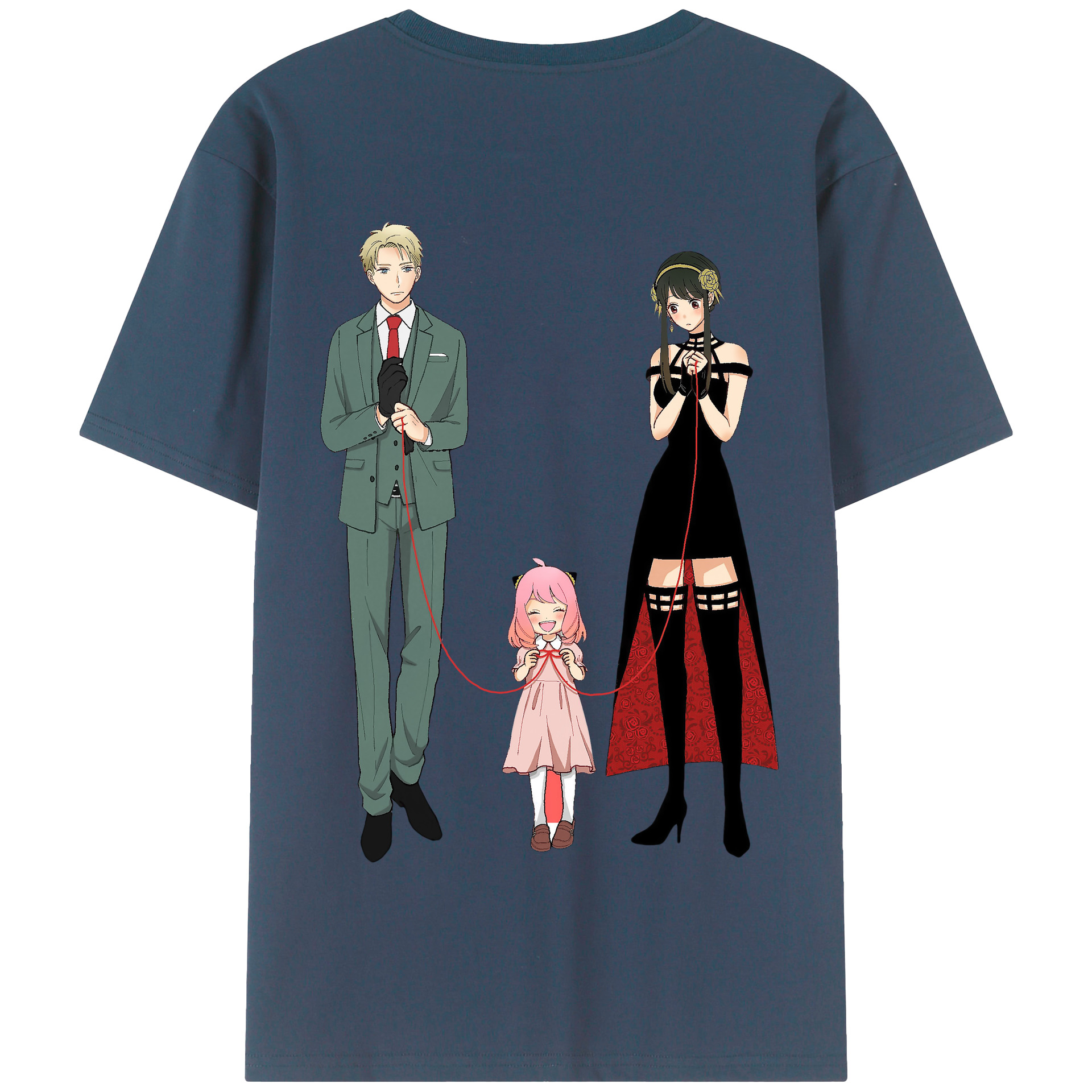 （画像用） SPY×FAMILY间谍家家酒 綿100％半袖Tシャツ（背面プリント）