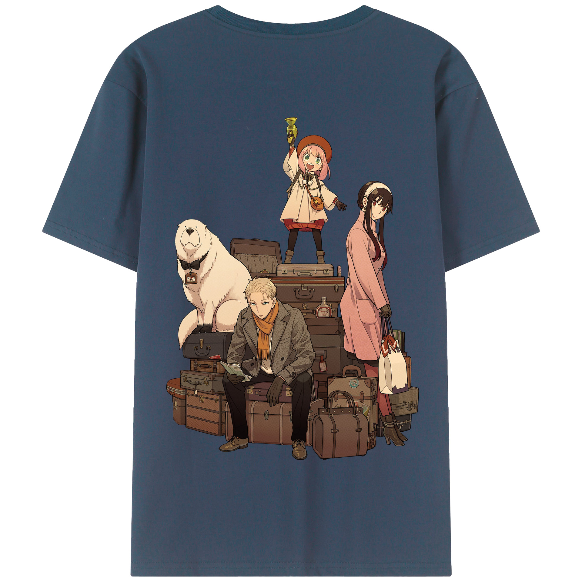 （画像用） SPY×FAMILY间谍家家酒 綿100％半袖Tシャツ（背面プリント）