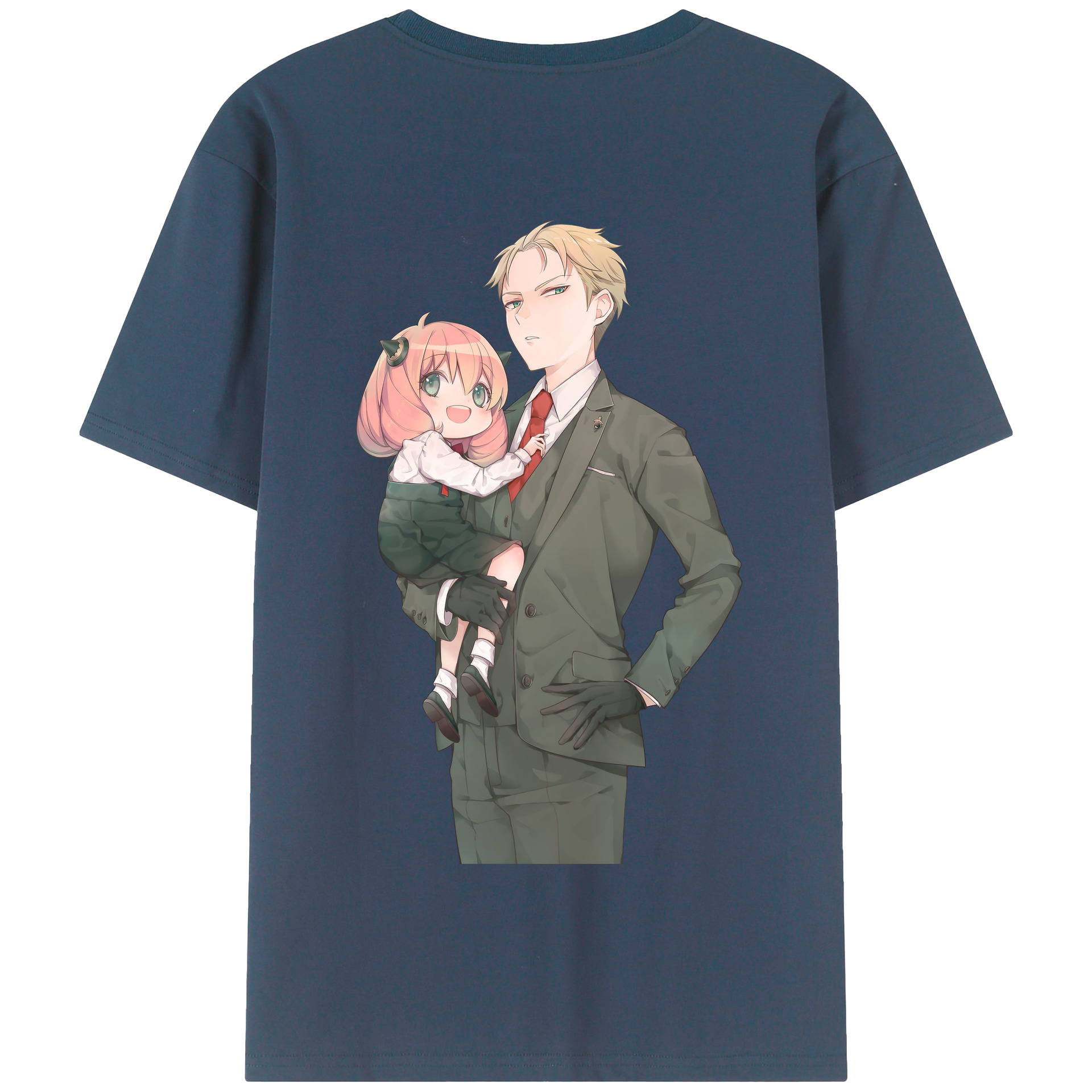 （画像用） SPY×FAMILY间谍家家酒 綿100％半袖Tシャツ（背面プリント）
