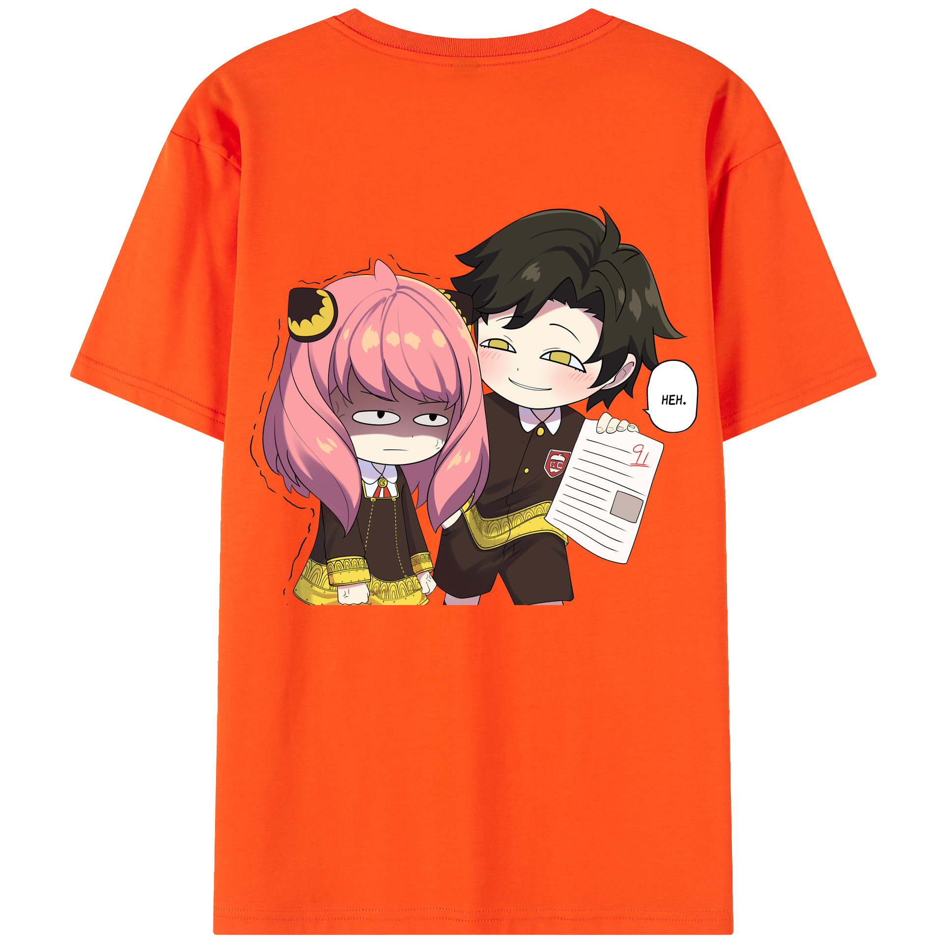 （画像用） SPY×FAMILY间谍家家酒 綿100％半袖Tシャツ（背面プリント）