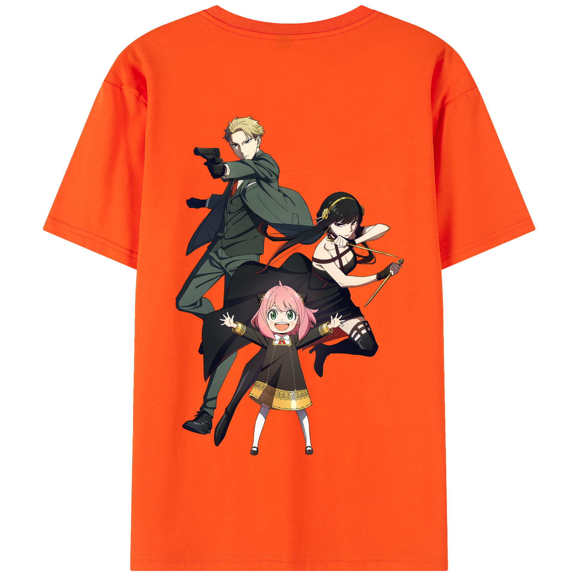 （画像用） SPY×FAMILY间谍家家酒 綿100％半袖Tシャツ（背面プリント）