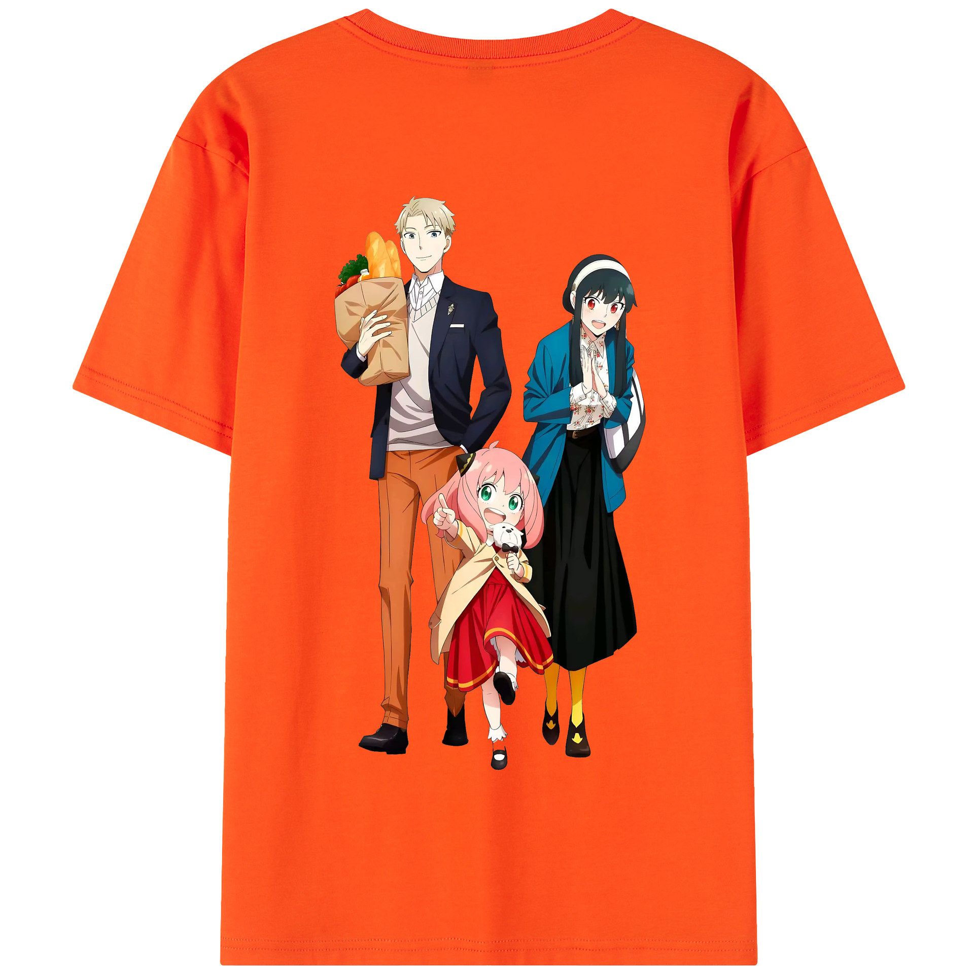 （画像用） SPY×FAMILY间谍家家酒 綿100％半袖Tシャツ（背面プリント）