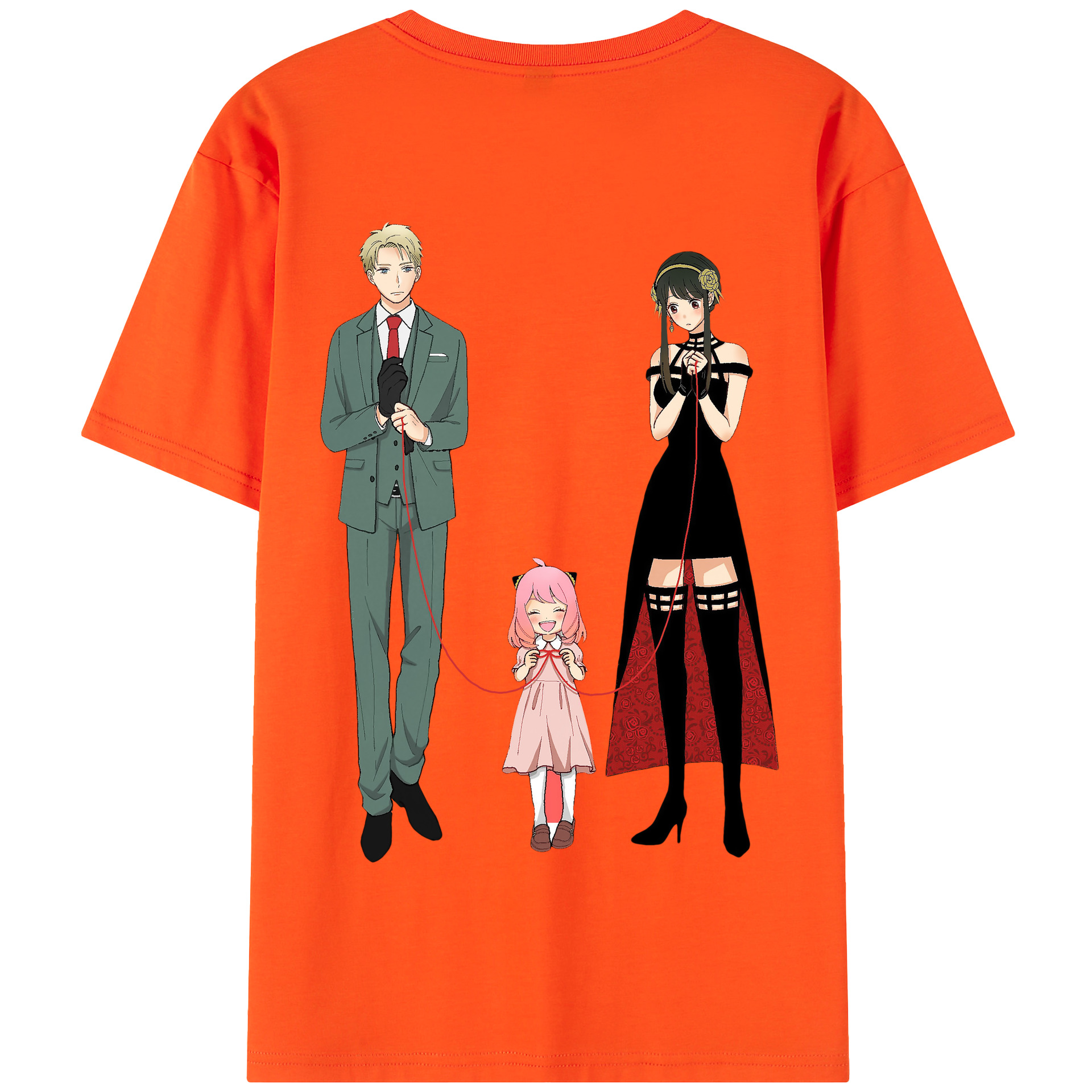 （画像用） SPY×FAMILY间谍家家酒 綿100％半袖Tシャツ（背面プリント）