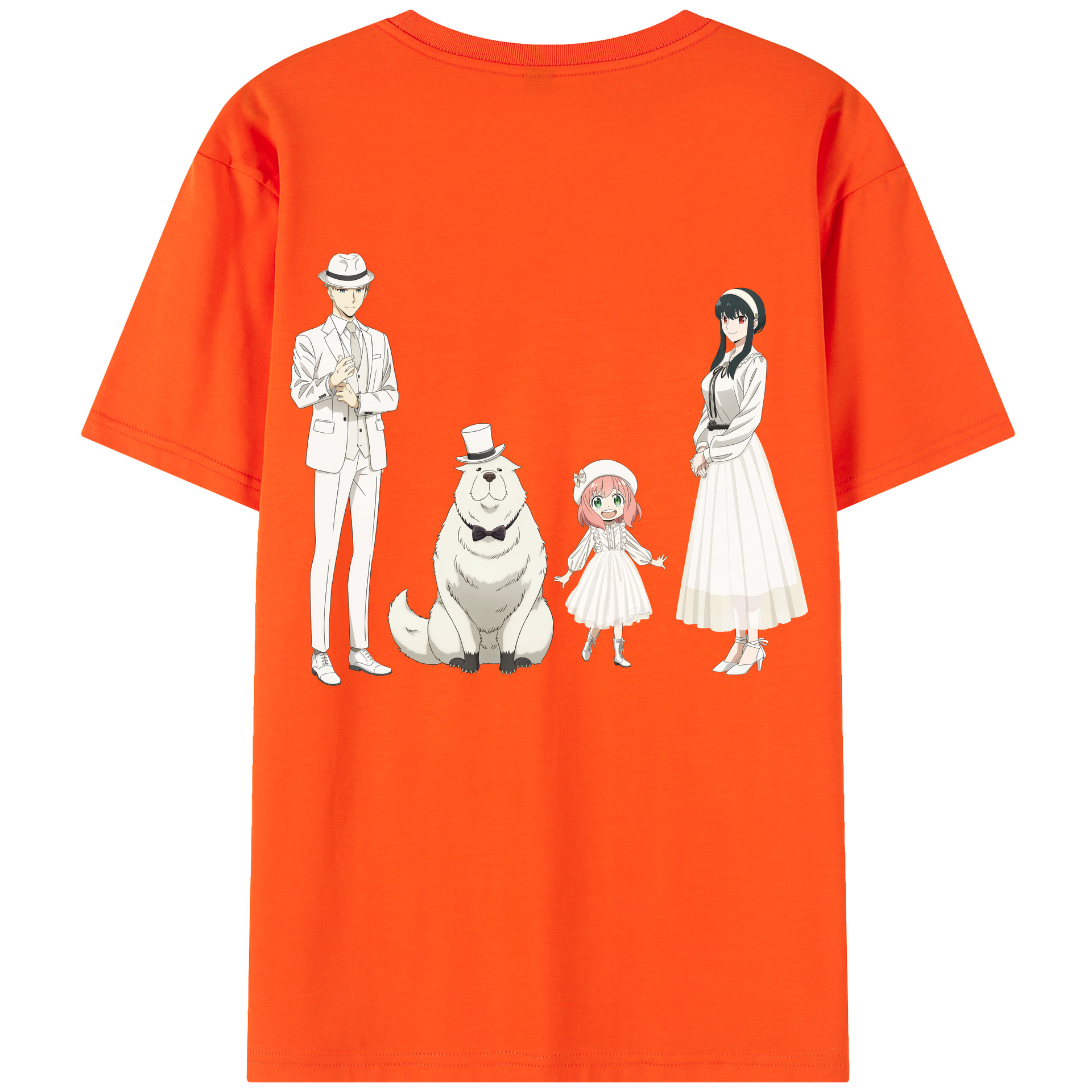 （画像用） SPY×FAMILY间谍家家酒 綿100％半袖Tシャツ（背面プリント）