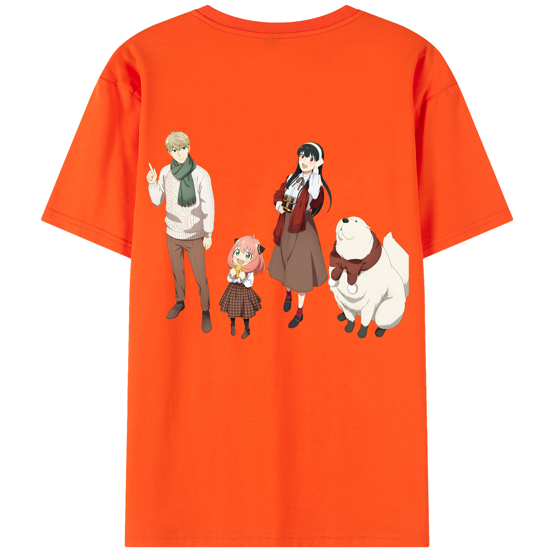 （画像用） SPY×FAMILY间谍家家酒 綿100％半袖Tシャツ（背面プリント）