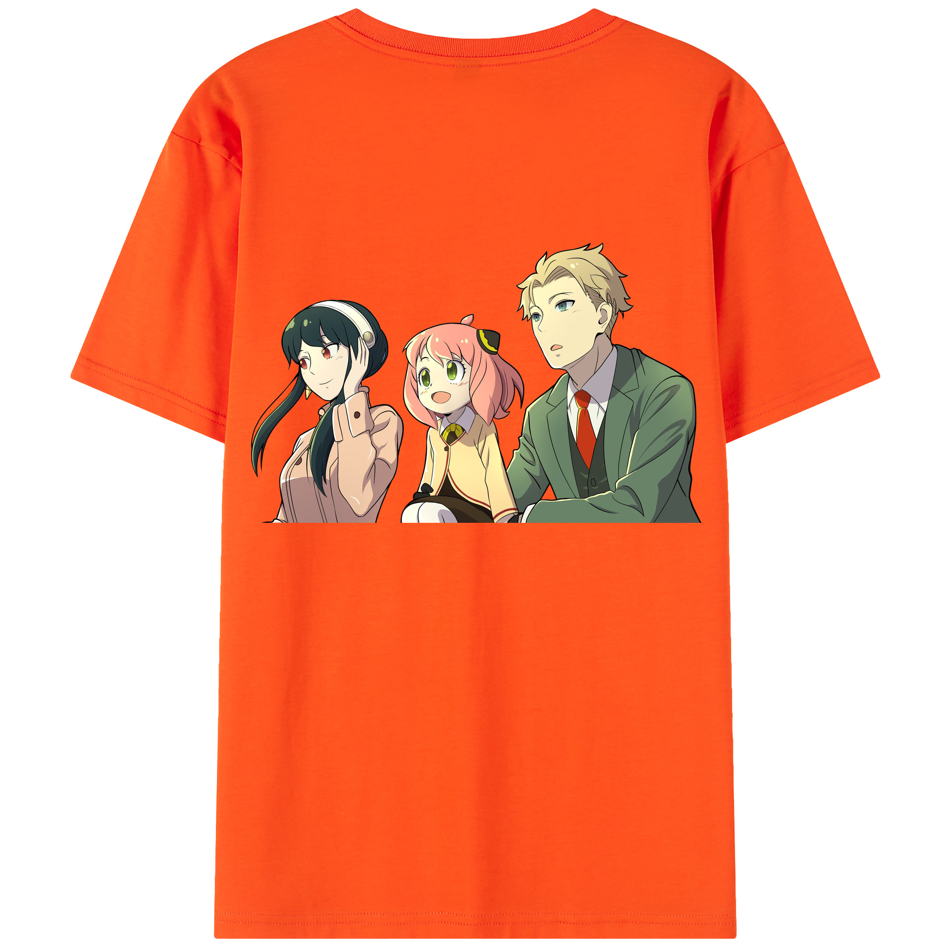 （画像用） SPY×FAMILY间谍家家酒 綿100％半袖Tシャツ（背面プリント）