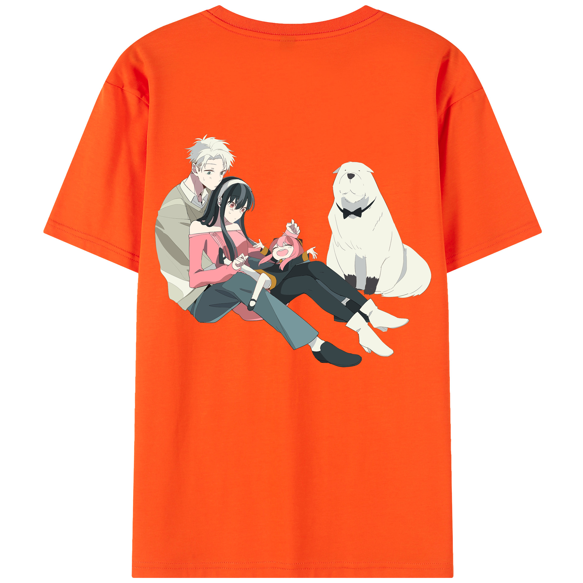 （画像用） SPY×FAMILY间谍家家酒 綿100％半袖Tシャツ（背面プリント）