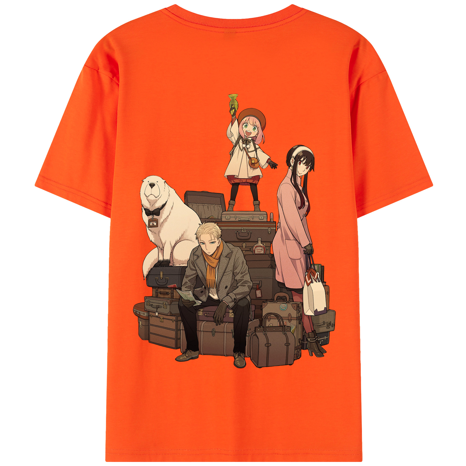 （画像用） SPY×FAMILY间谍家家酒 綿100％半袖Tシャツ（背面プリント）