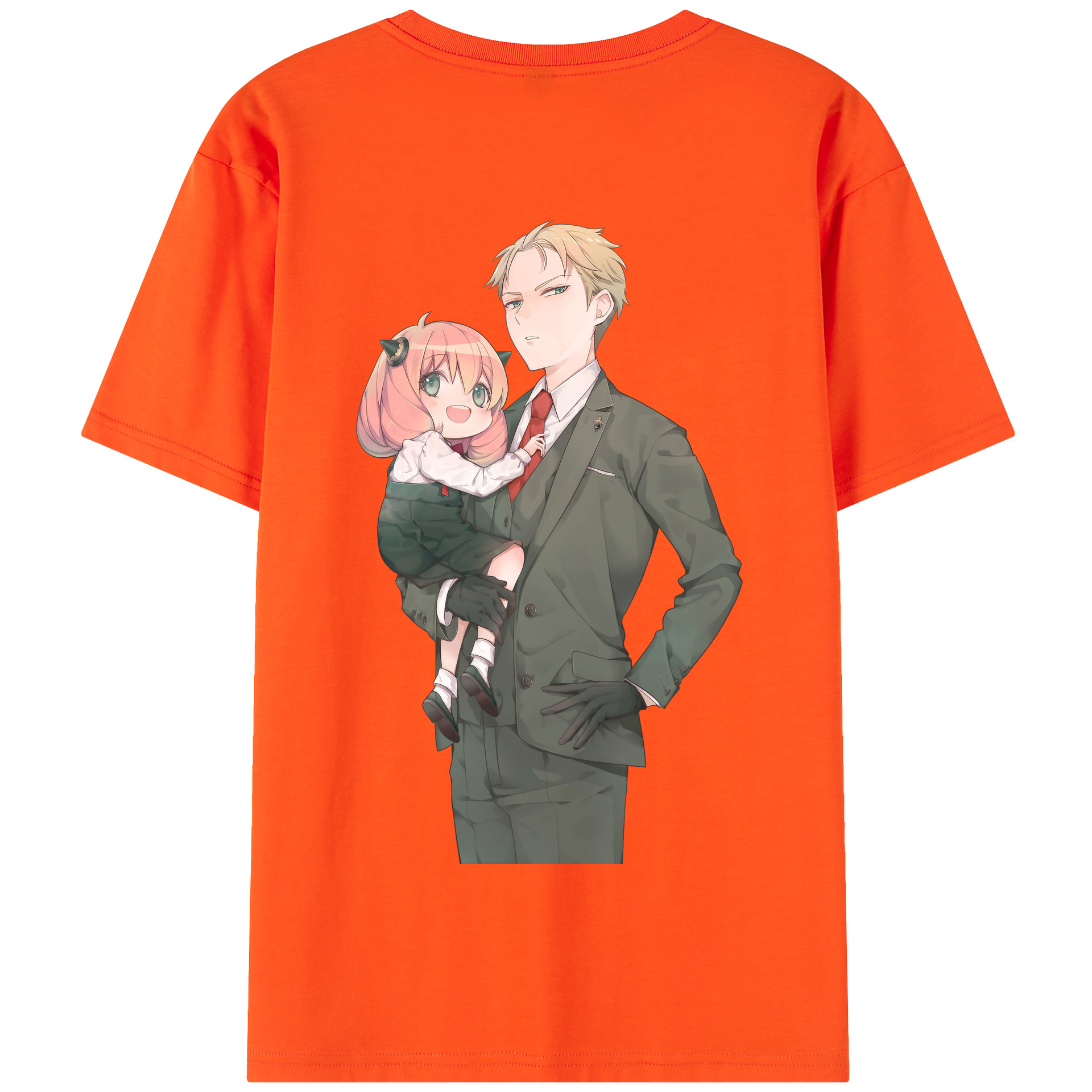 （画像用） SPY×FAMILY间谍家家酒 綿100％半袖Tシャツ（背面プリント）