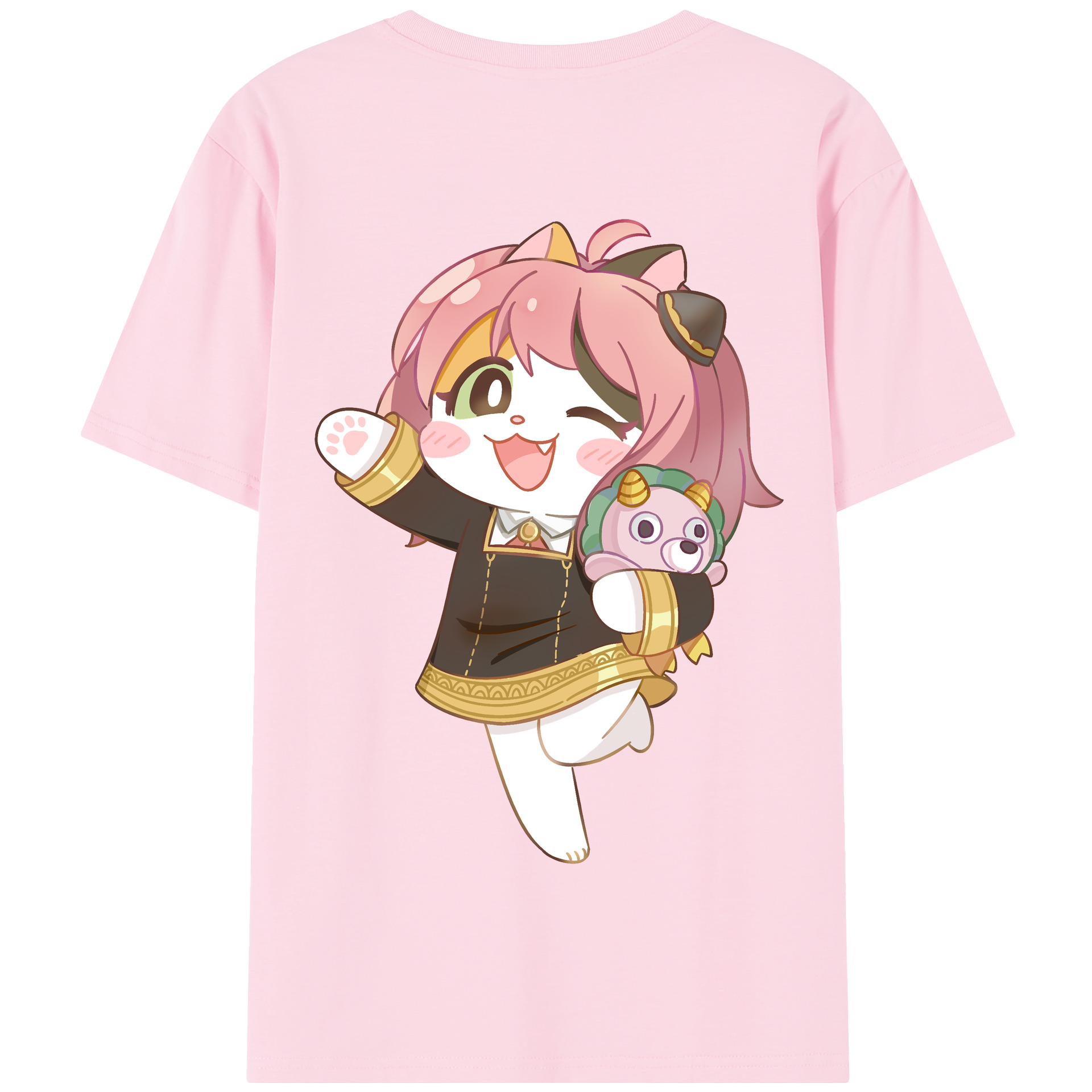 （画像用） SPY×FAMILY间谍家家酒 綿100％半袖Tシャツ（背面プリント）