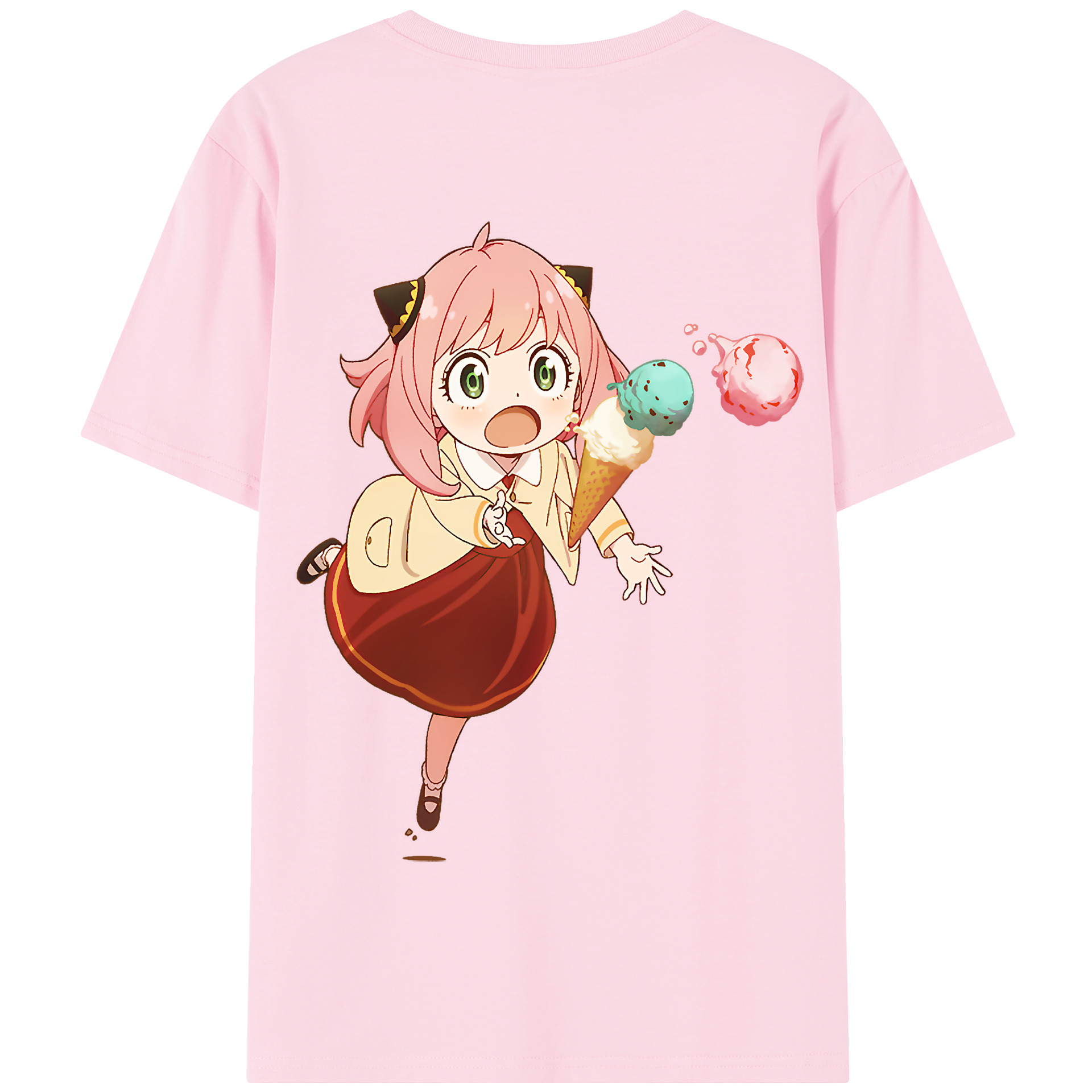 （画像用） SPY×FAMILY间谍家家酒 綿100％半袖Tシャツ（背面プリント）