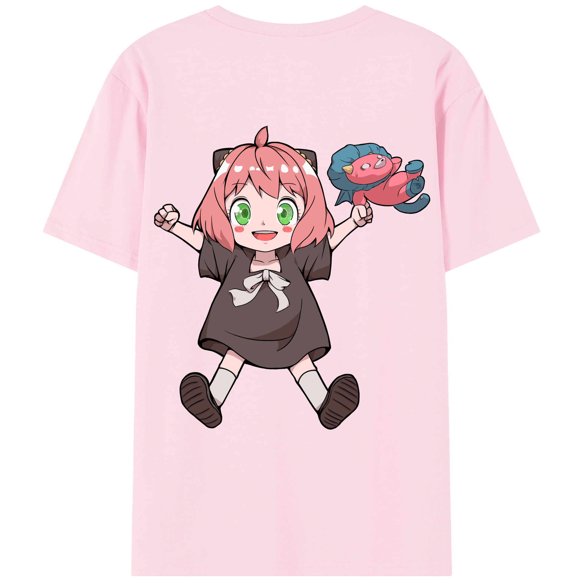 （画像用） SPY×FAMILY间谍家家酒 綿100％半袖Tシャツ（背面プリント）