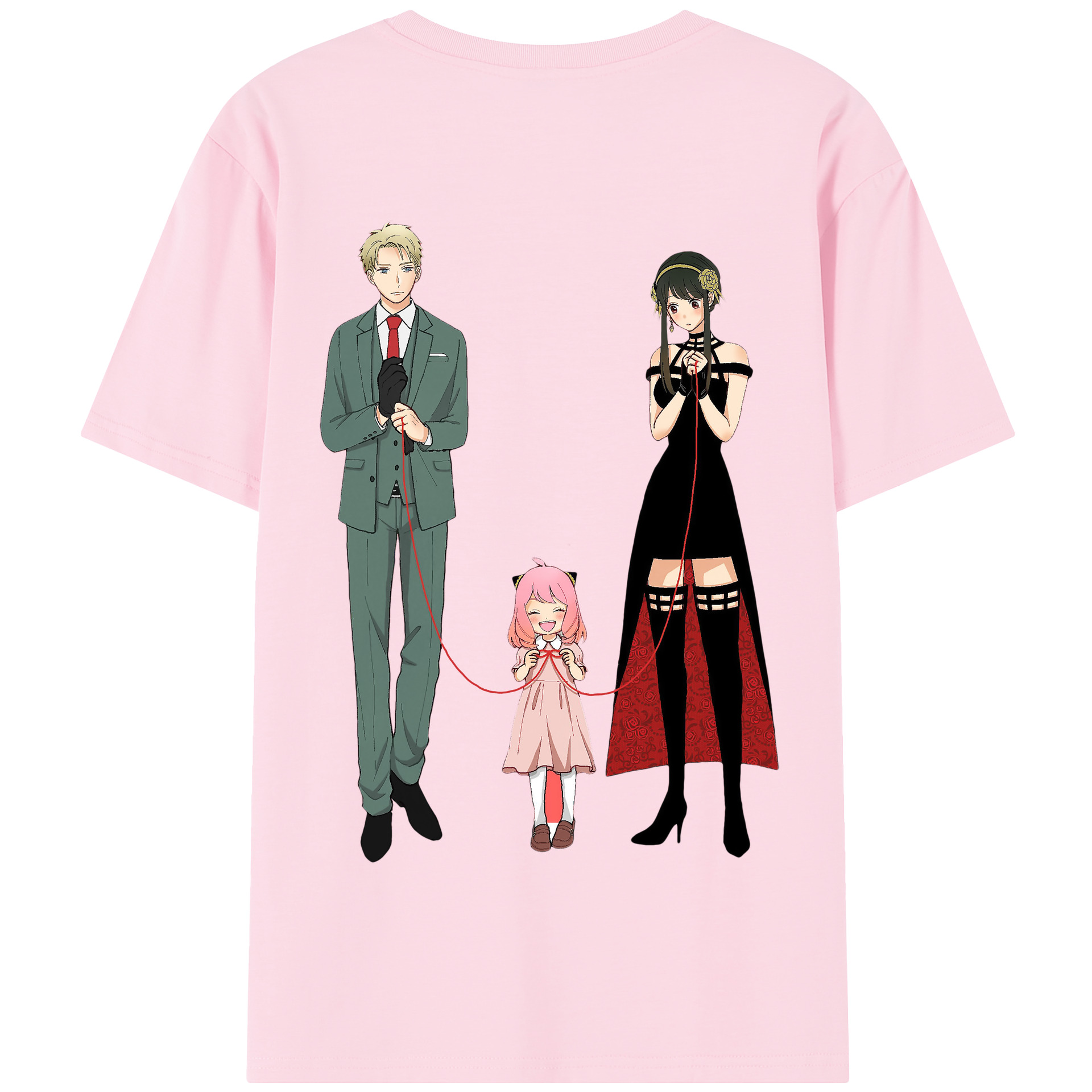（画像用） SPY×FAMILY间谍家家酒 綿100％半袖Tシャツ（背面プリント）