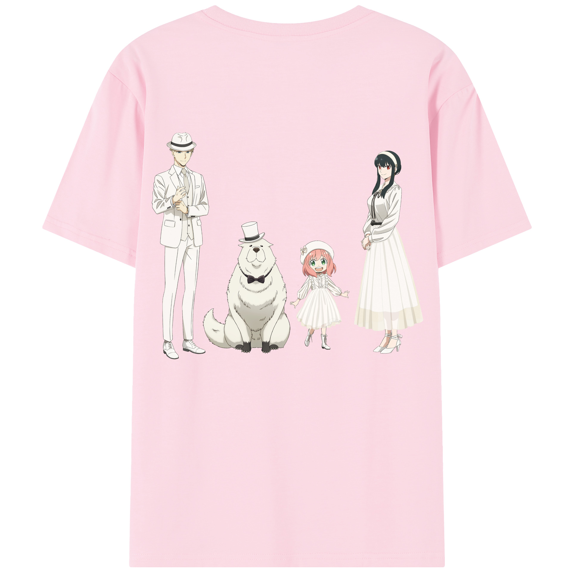 （画像用） SPY×FAMILY间谍家家酒 綿100％半袖Tシャツ（背面プリント）