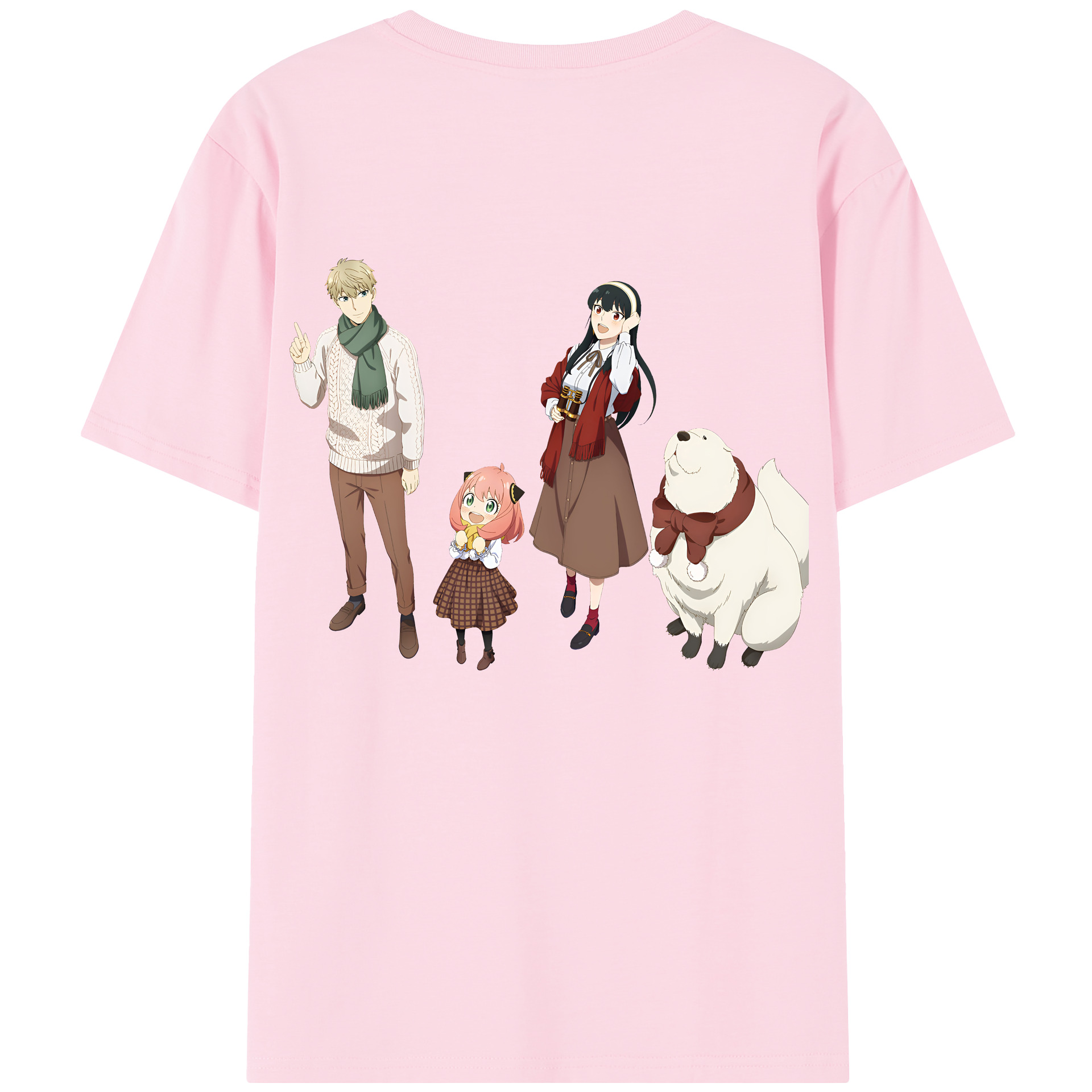 （画像用） SPY×FAMILY间谍家家酒 綿100％半袖Tシャツ（背面プリント）